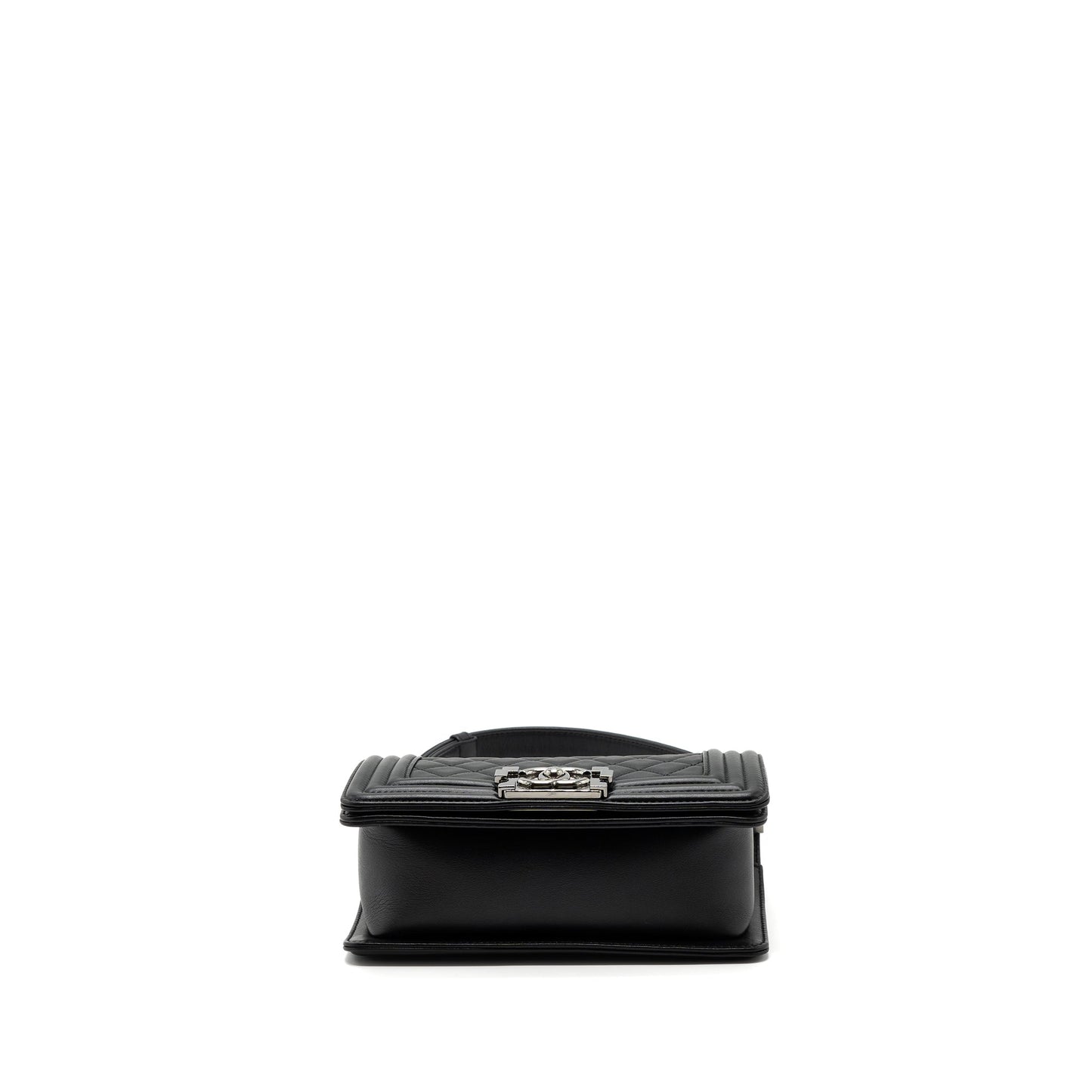 Chanel Small Boy Bag Calfskin Black  (microchip)