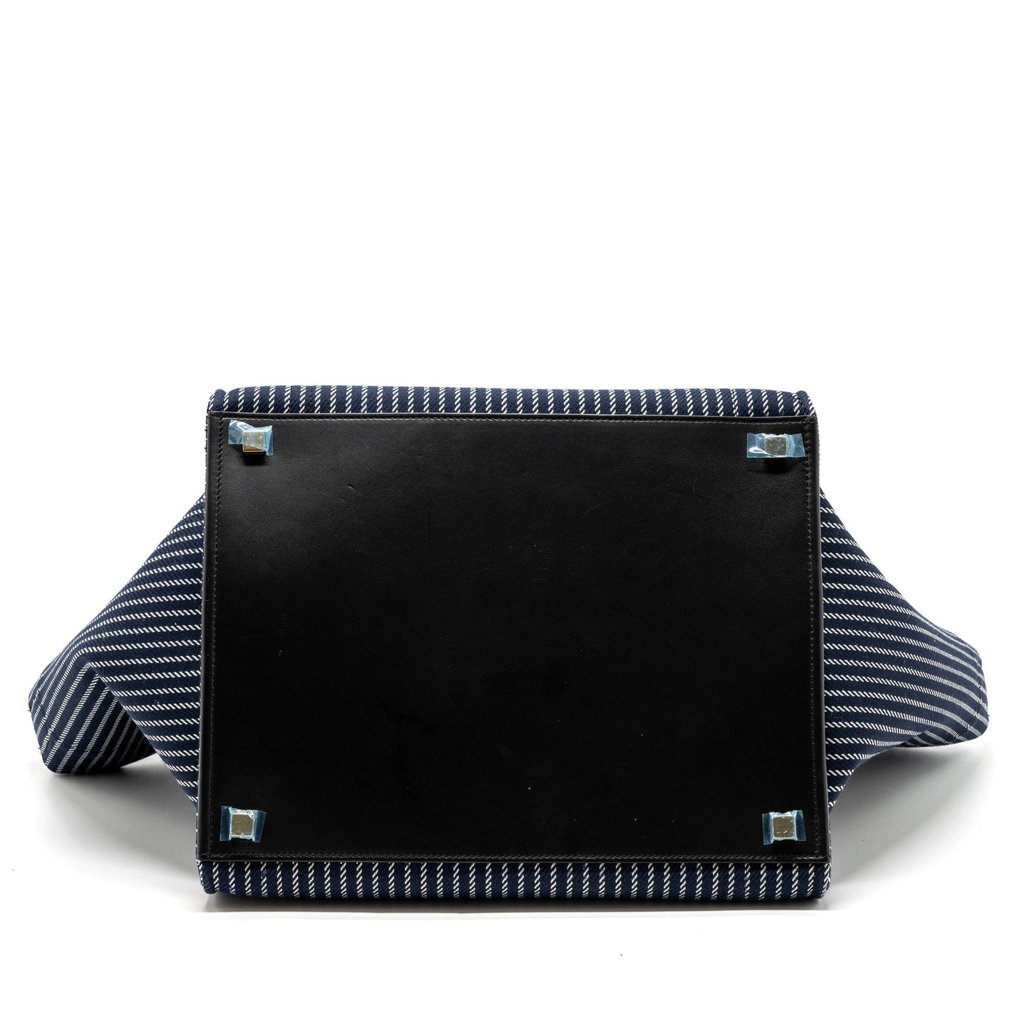 Celine phantom luggage Purse canvas / leather dark blue / black