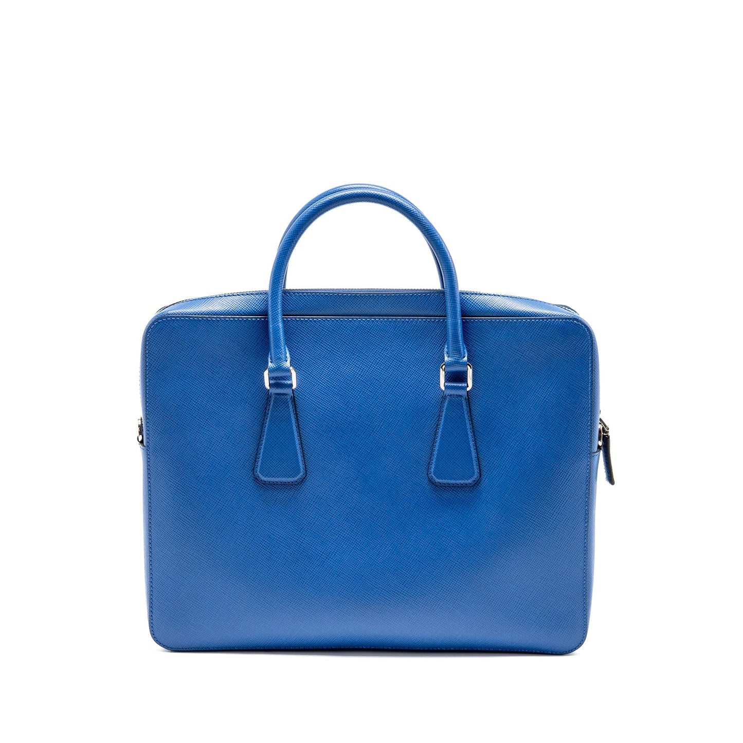 Prada Saffiano Briefcase Azzurro