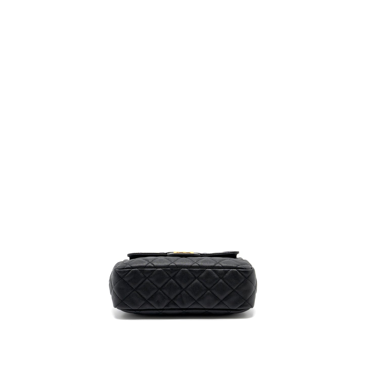 Chanel 23C Hobo Bag Grained Calfskin Black  (Microchip)