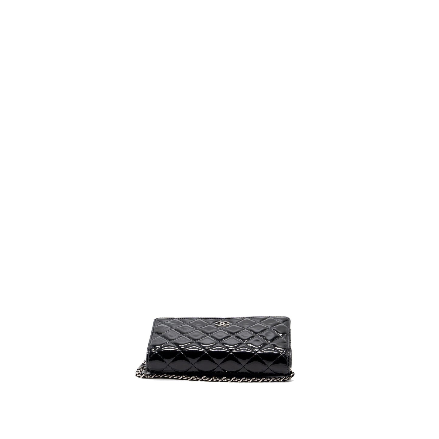 Chanel Classic Wallet On Chain Patent Black