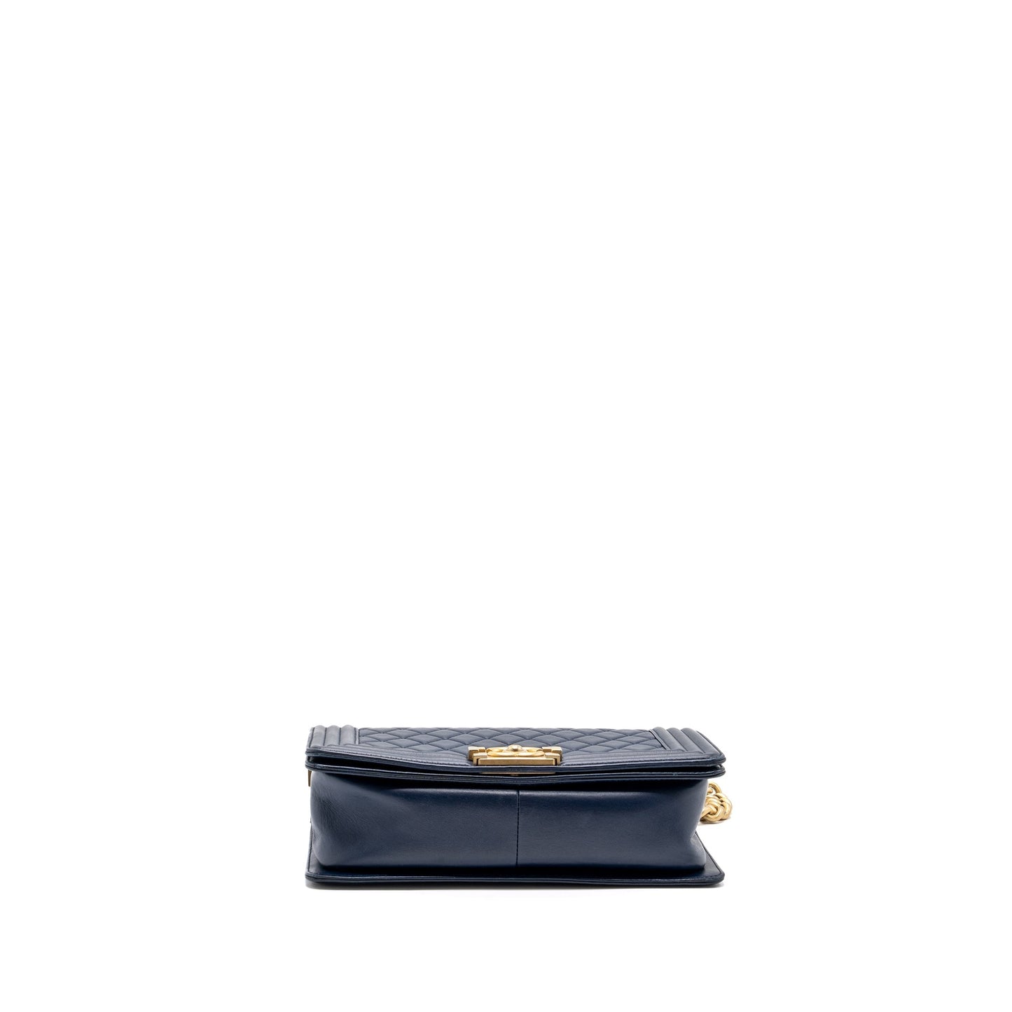 CHANEL MEDIUM BOY BAG lambskin BLUE