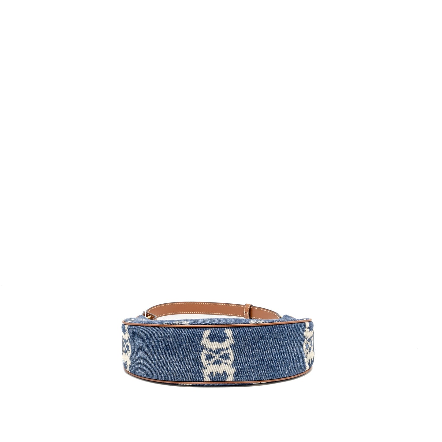 Celine Medium Ava Purse With Triomphe Denim Navy/Tan