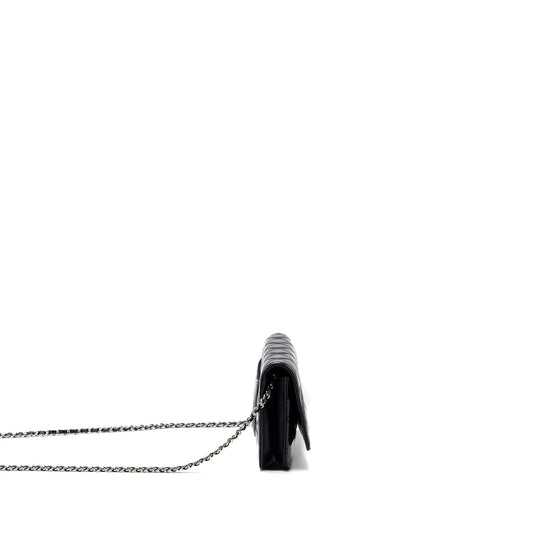 Chanel Classic Wallet On Chain Patent Black