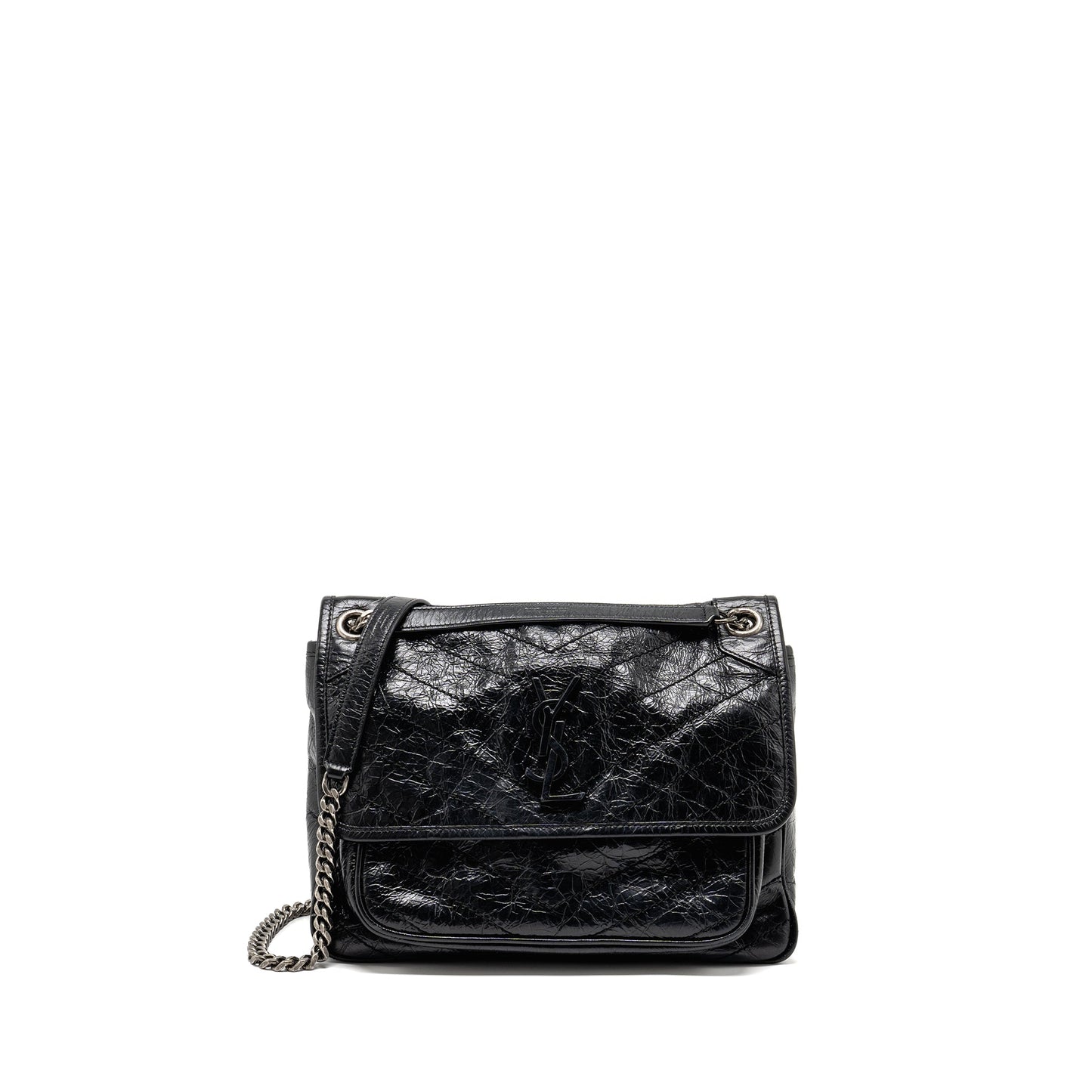 Saint Laurent Medium Niki Calfskin Black