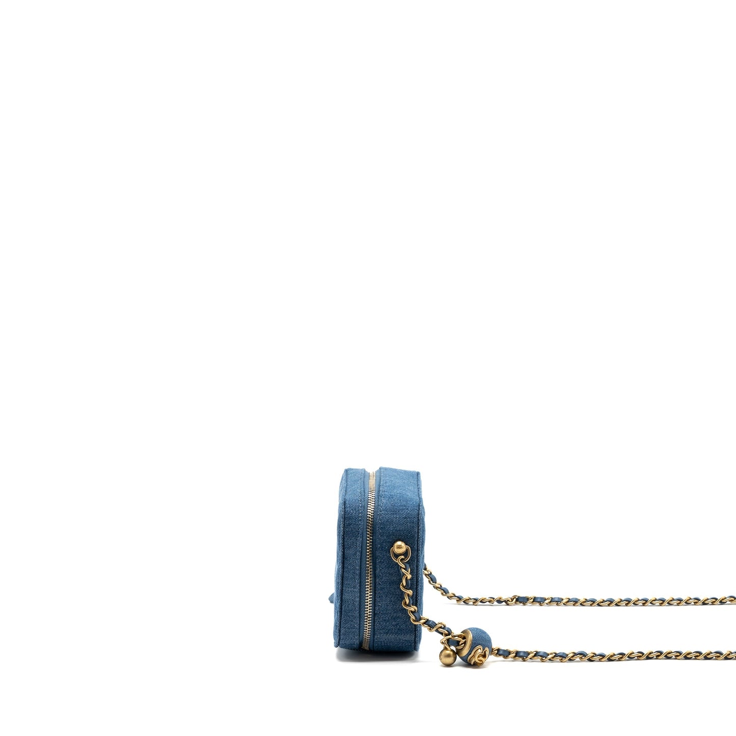 Chanel Pearl Crush Camera Bag Denim Blue