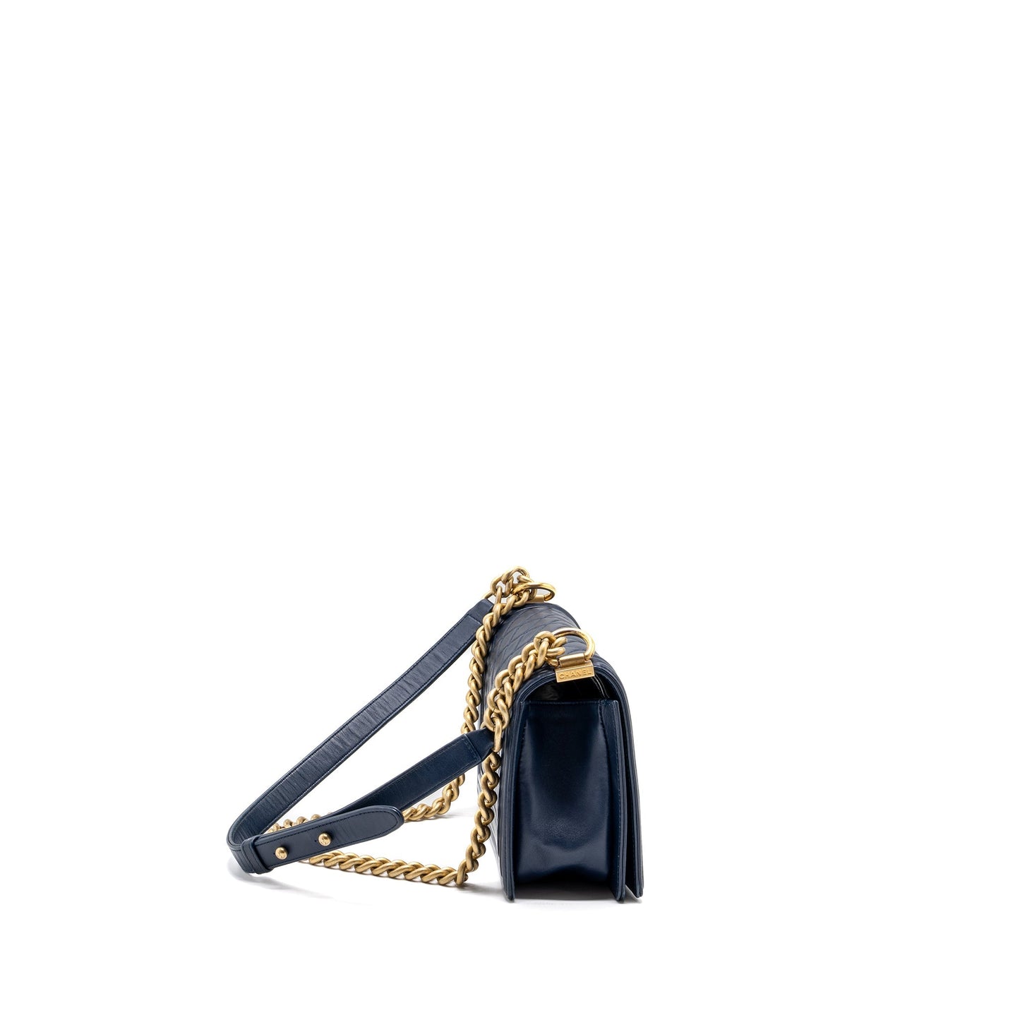 CHANEL MEDIUM BOY BAG lambskin BLUE
