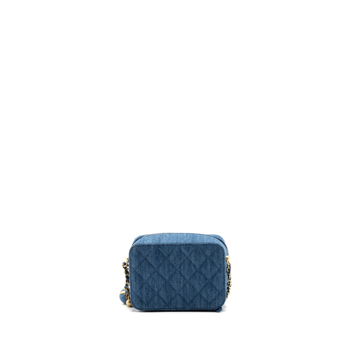 Chanel Pearl Crush Camera Bag Denim Blue