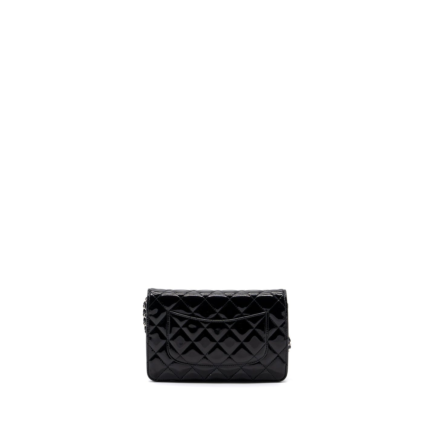 Chanel Classic Wallet On Chain Patent Black