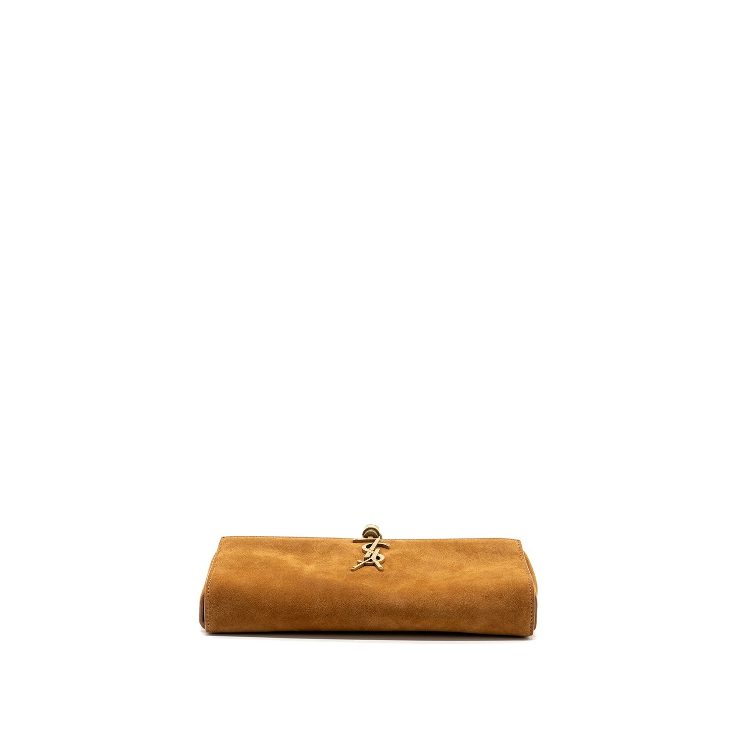 Saint Laurent Kate Tassel Crossbody Purse Suede Brown