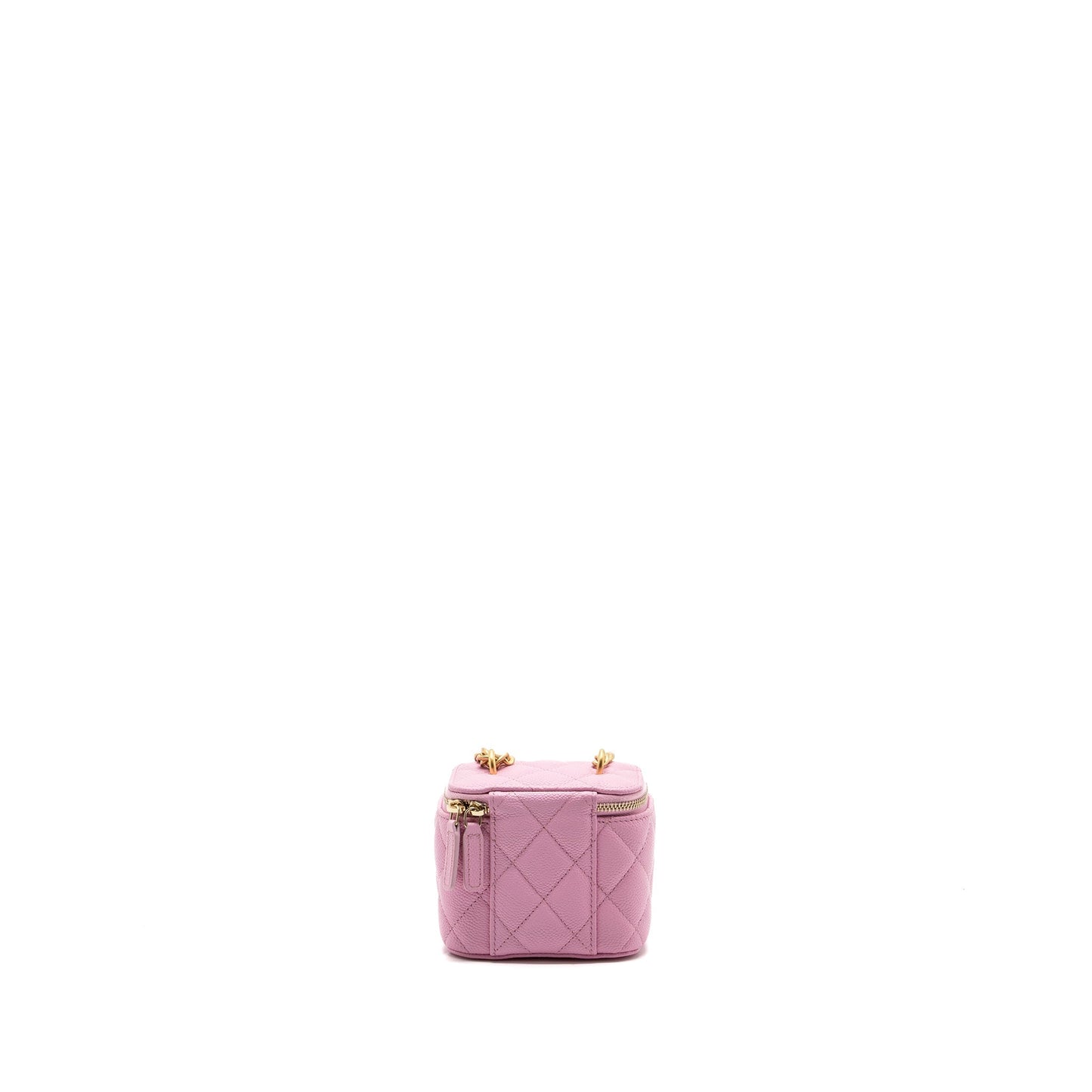 Chanel mini vanity with chain caviar light pink  (Microchip)