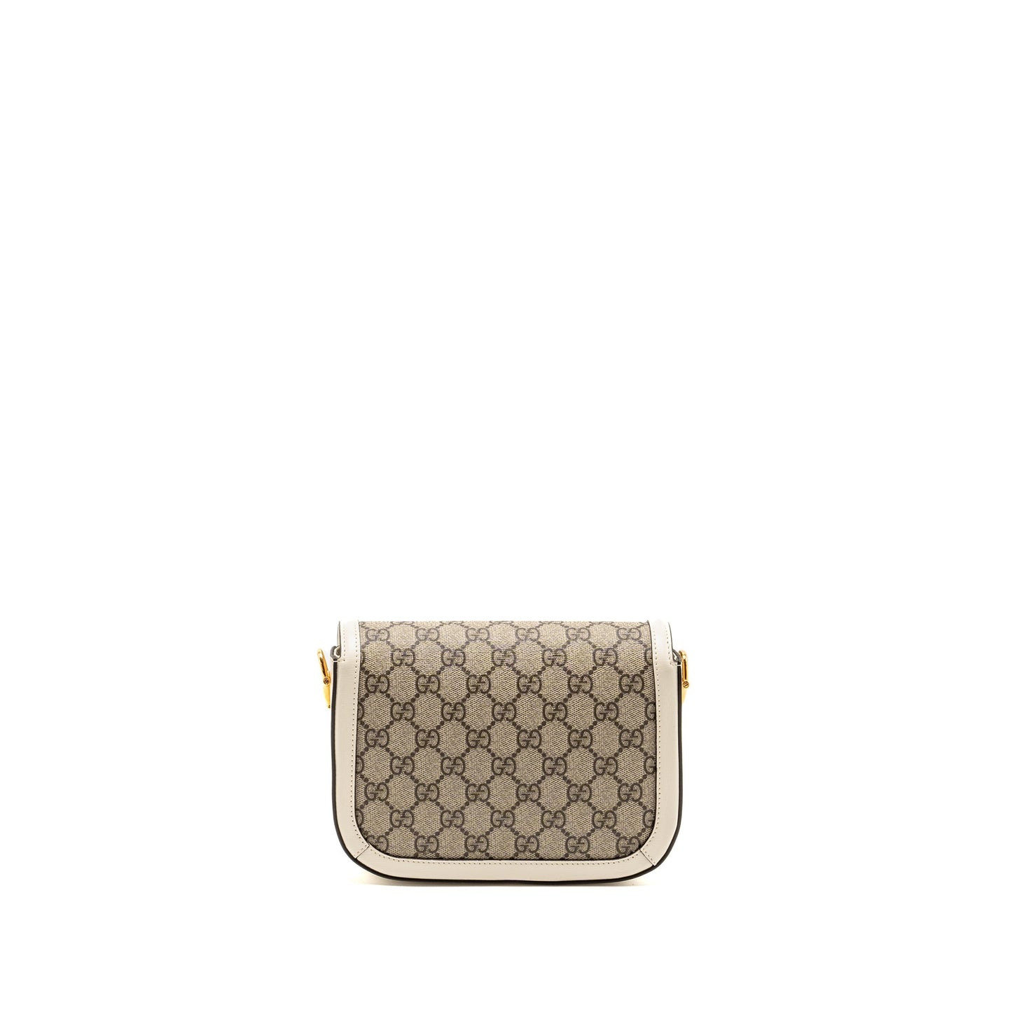 Gucci Mini Horsebit 1955 Bag GG Supreme Canvas/Leather White/Multicolour