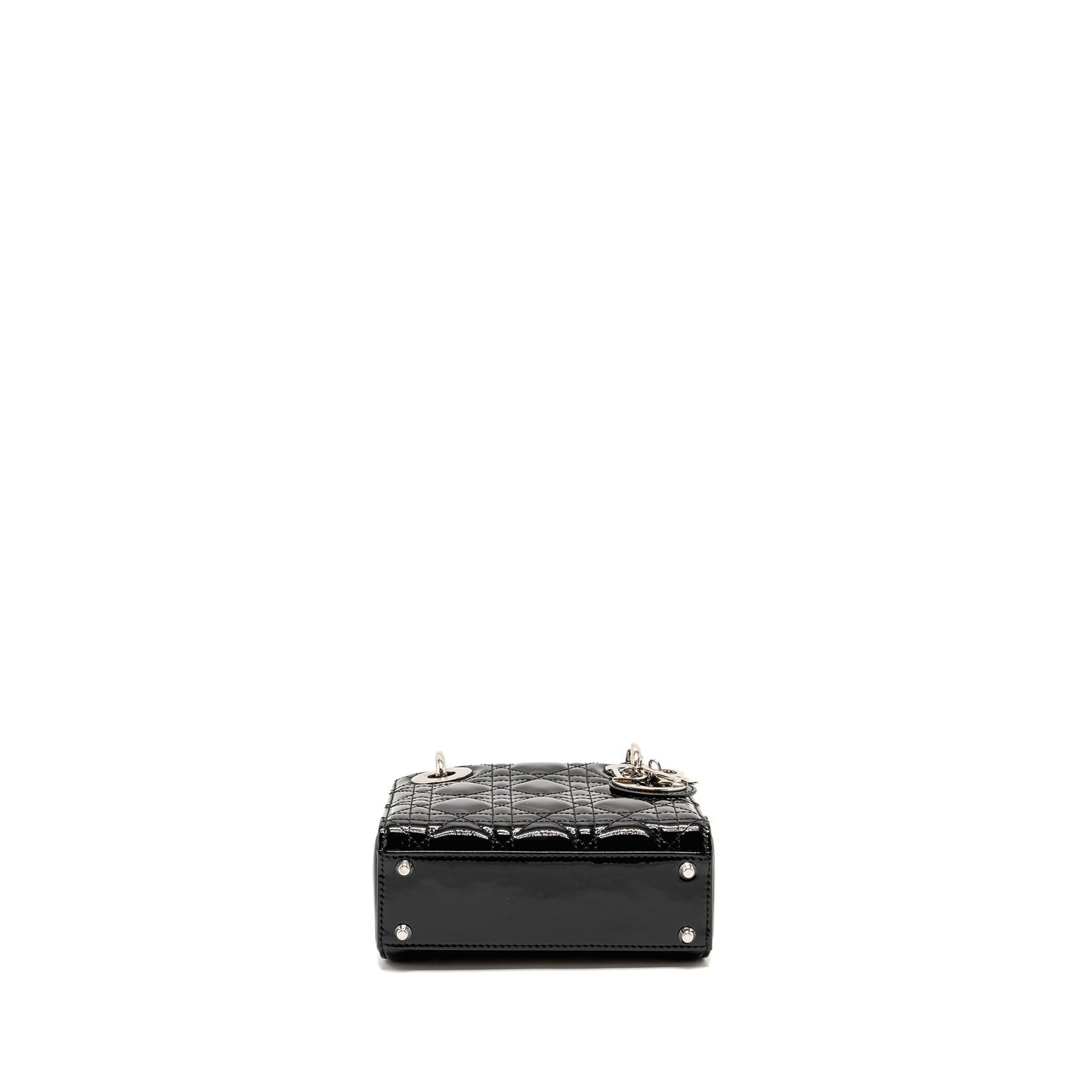 Dior Mini Lady Dior Patent Black