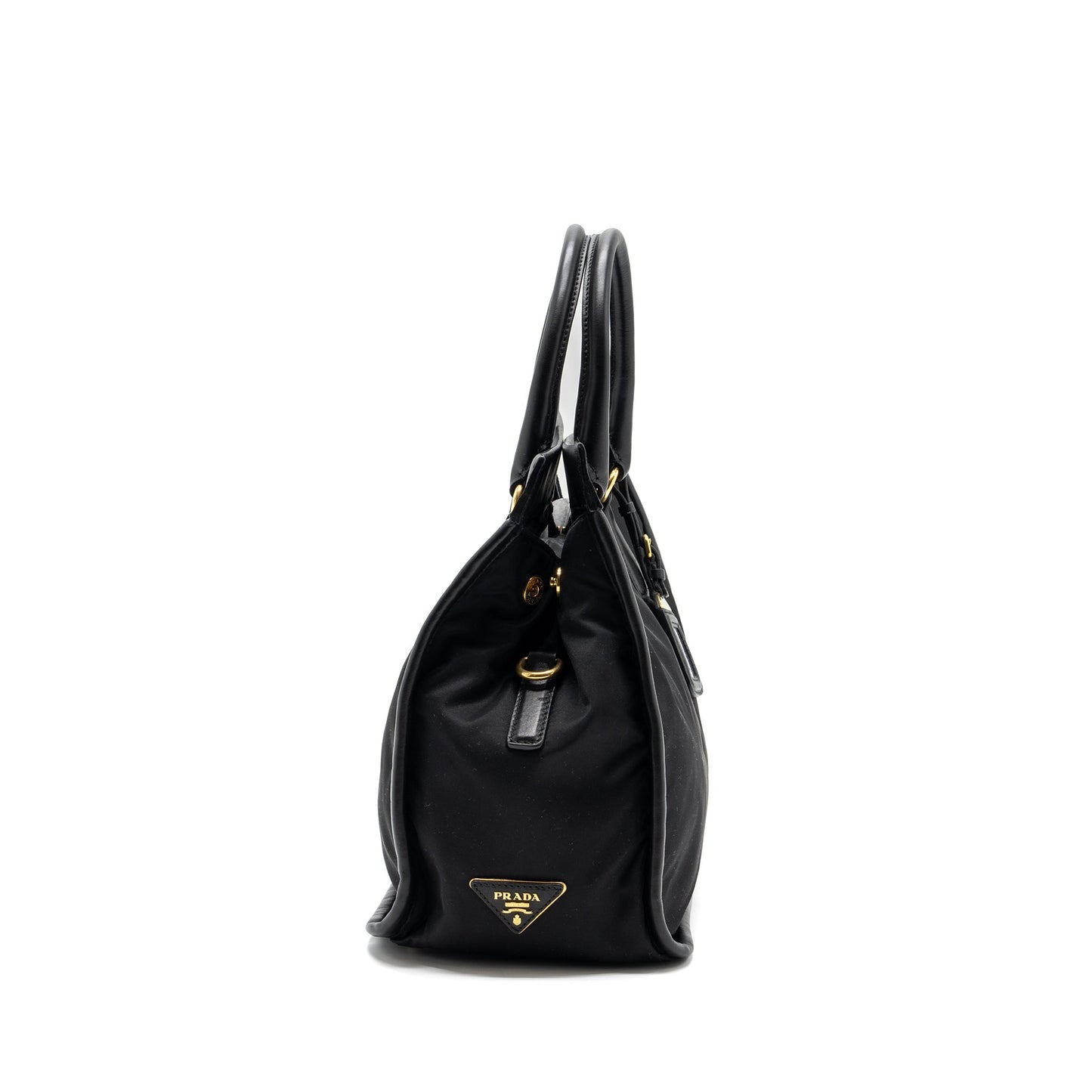 Prada tote Purse nylon / leather black