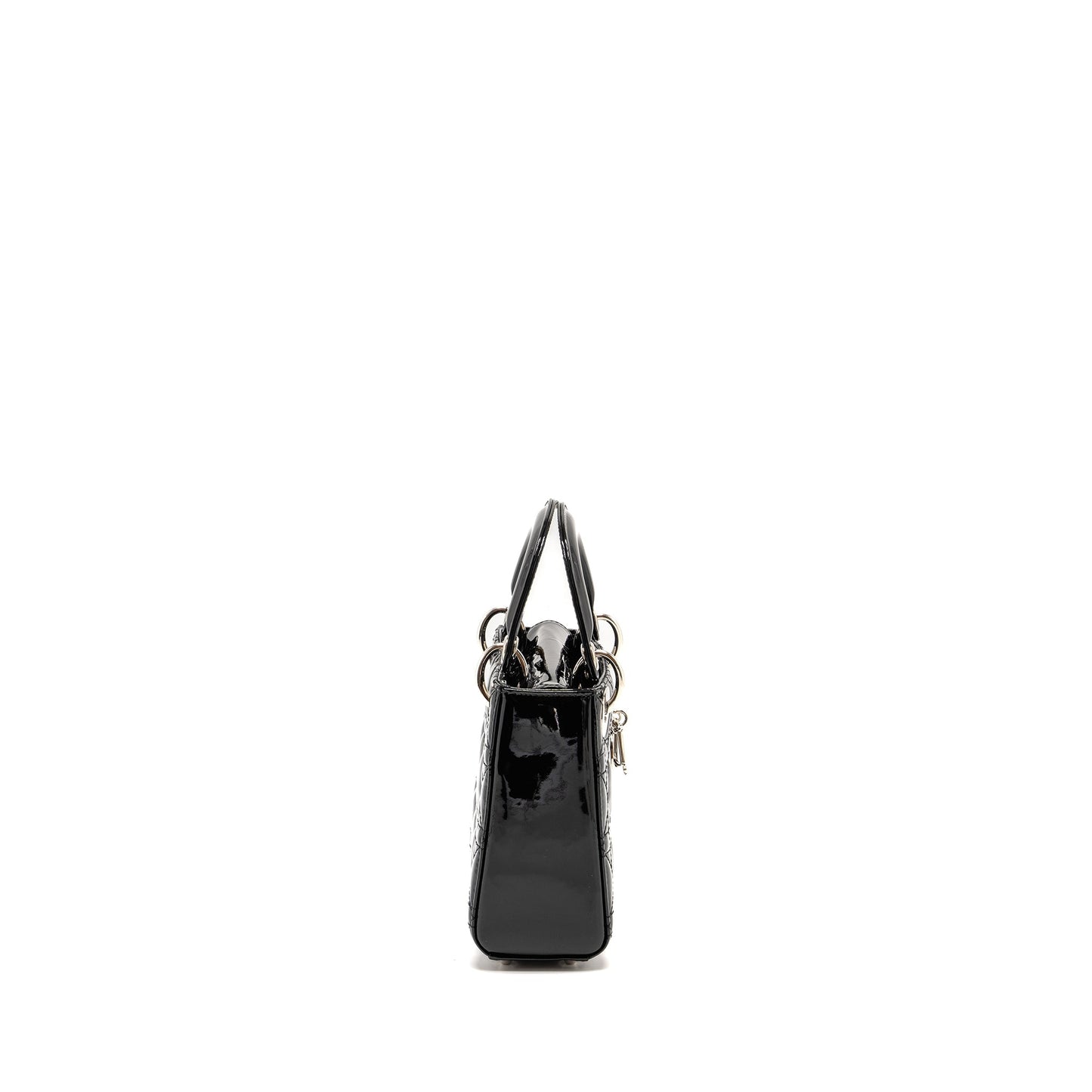 Dior Mini Lady Dior Patent Black