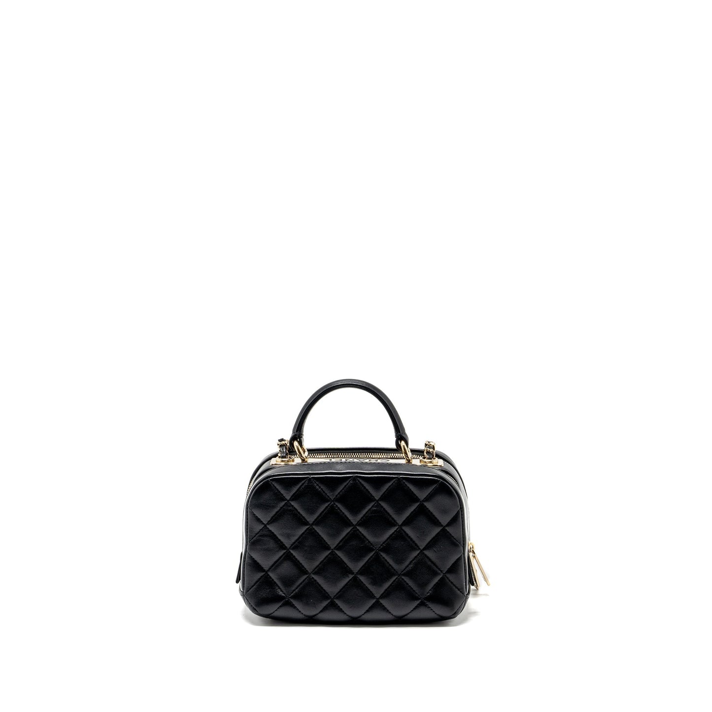 Chanel trendy cc top handle vanity bag lambskin black