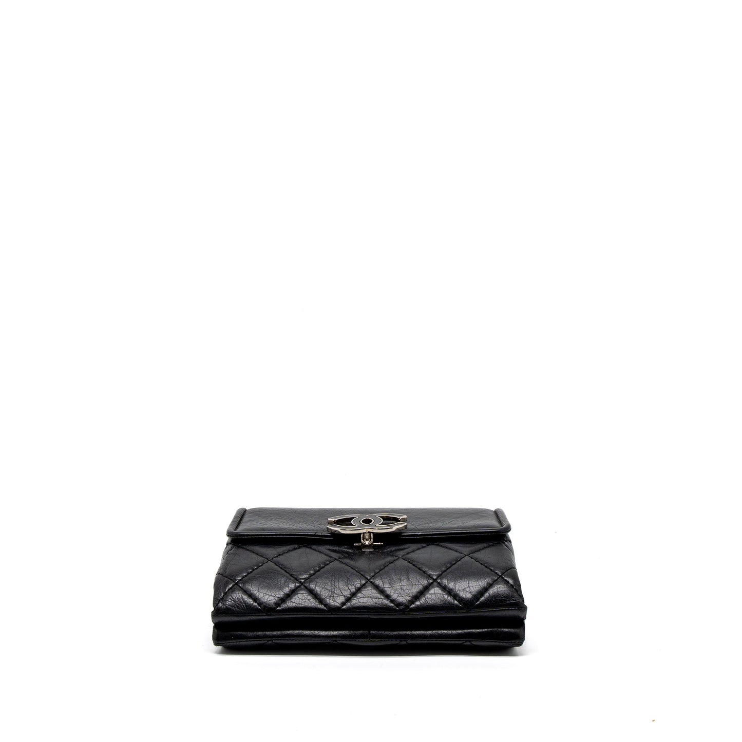 Chanel Giant CC Logo Bag Calfskin Navy