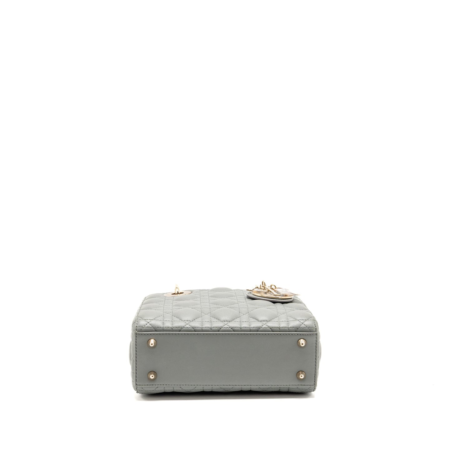 Dior My ABCDior Small Lady Dior Lambskin Stone Grey