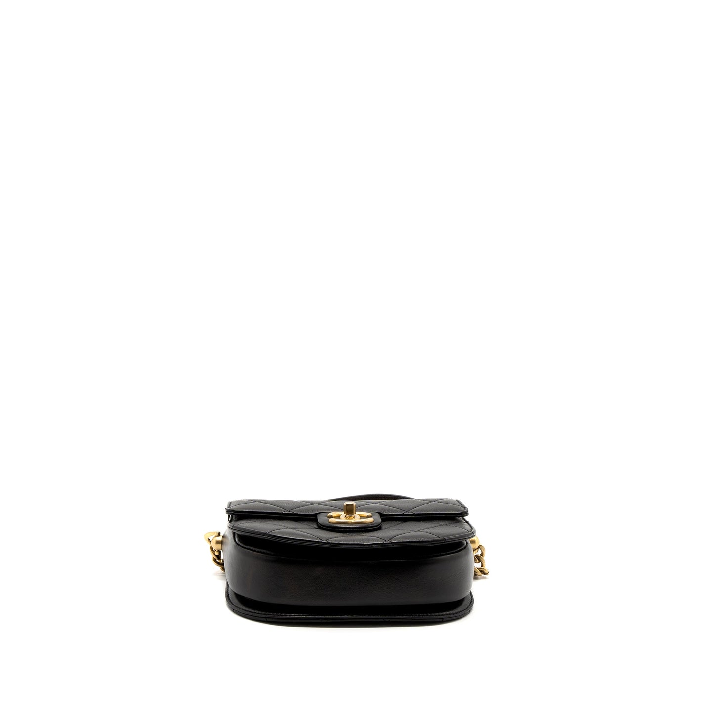 Chanel Messenger Bag Calfskin Black