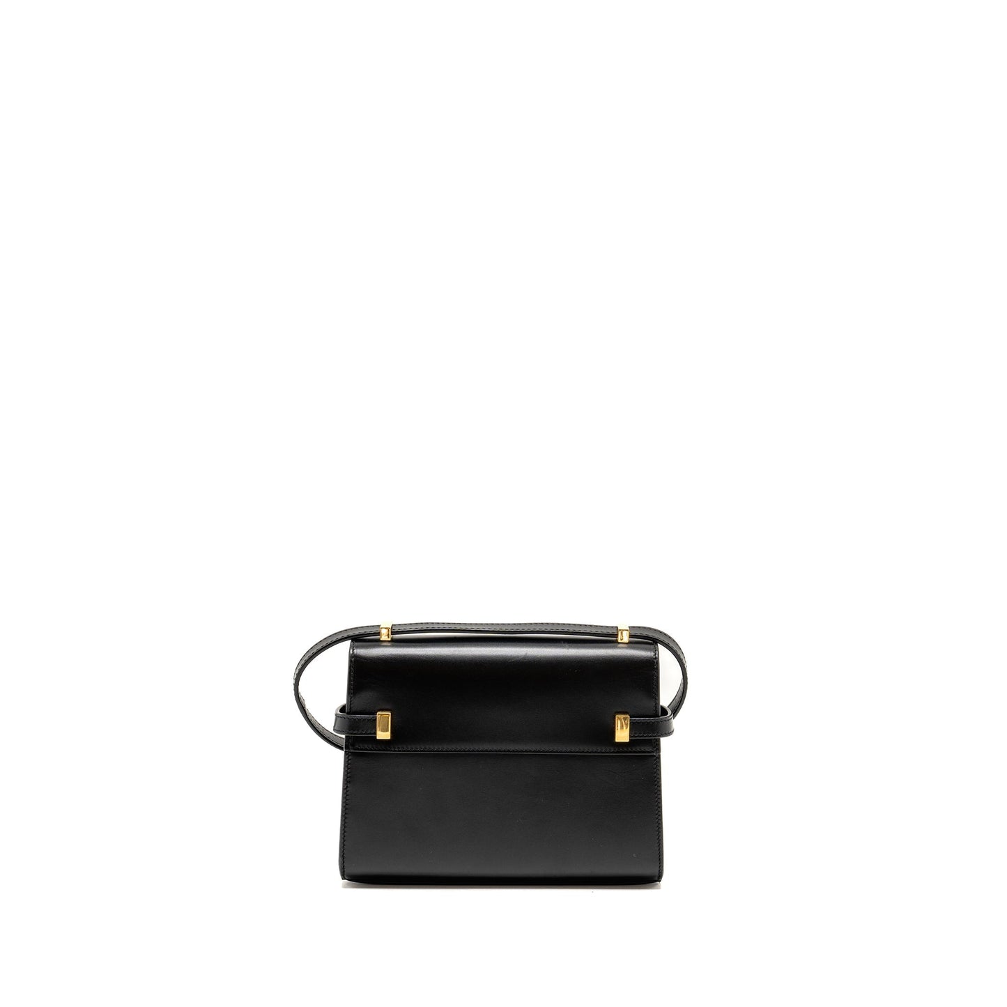 Saint Laurent Mini Manhattan Mini Purse Calfskin Black