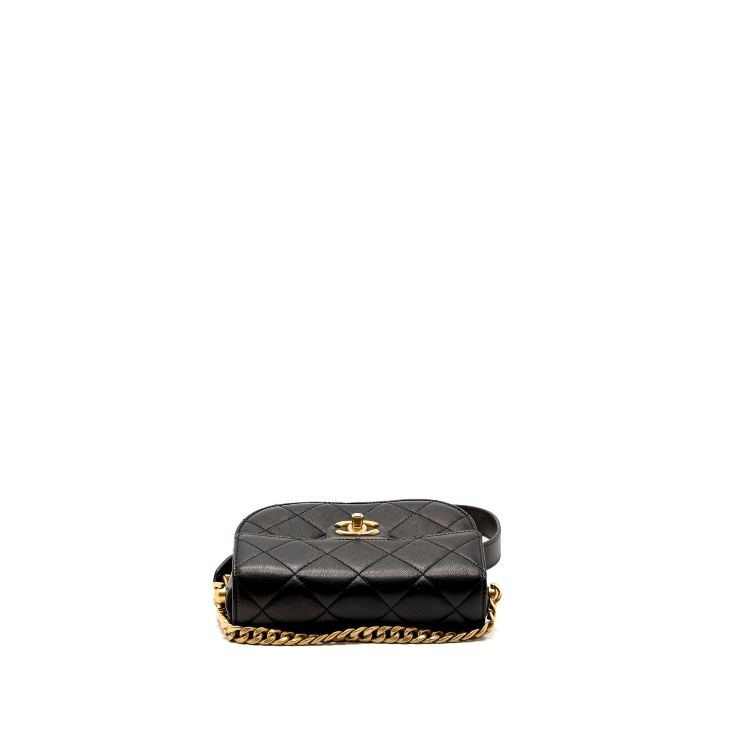 Chanel Messenger Bag Calfskin Black