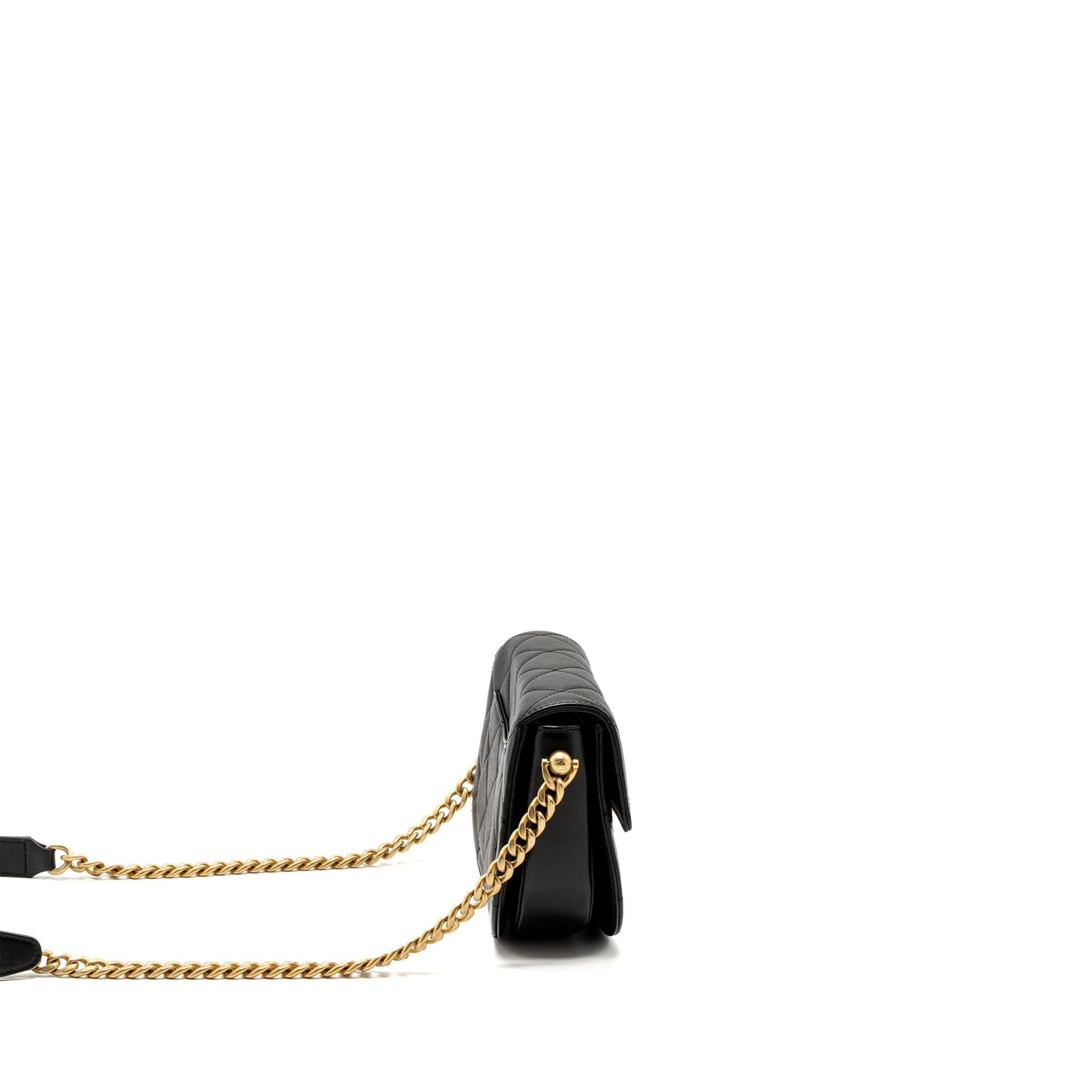 Chanel Messenger Bag Calfskin Black