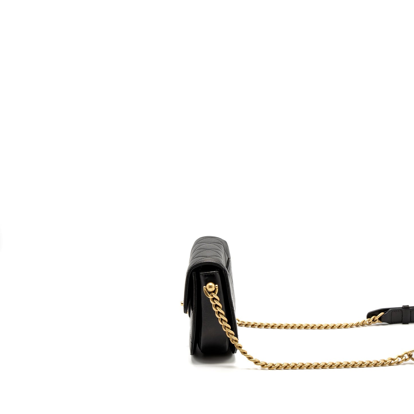 Chanel Messenger Bag Calfskin Black
