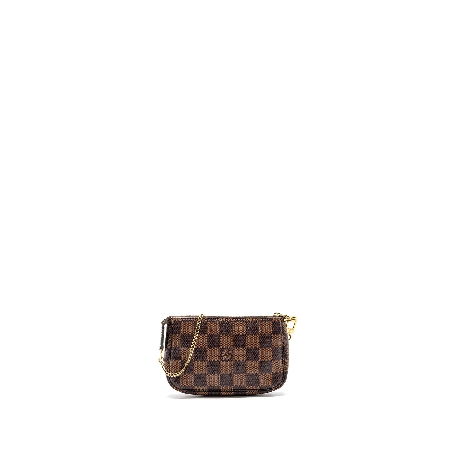 LOUIS VUITTON MINI POCHETTE DAMIER EBENE GHW