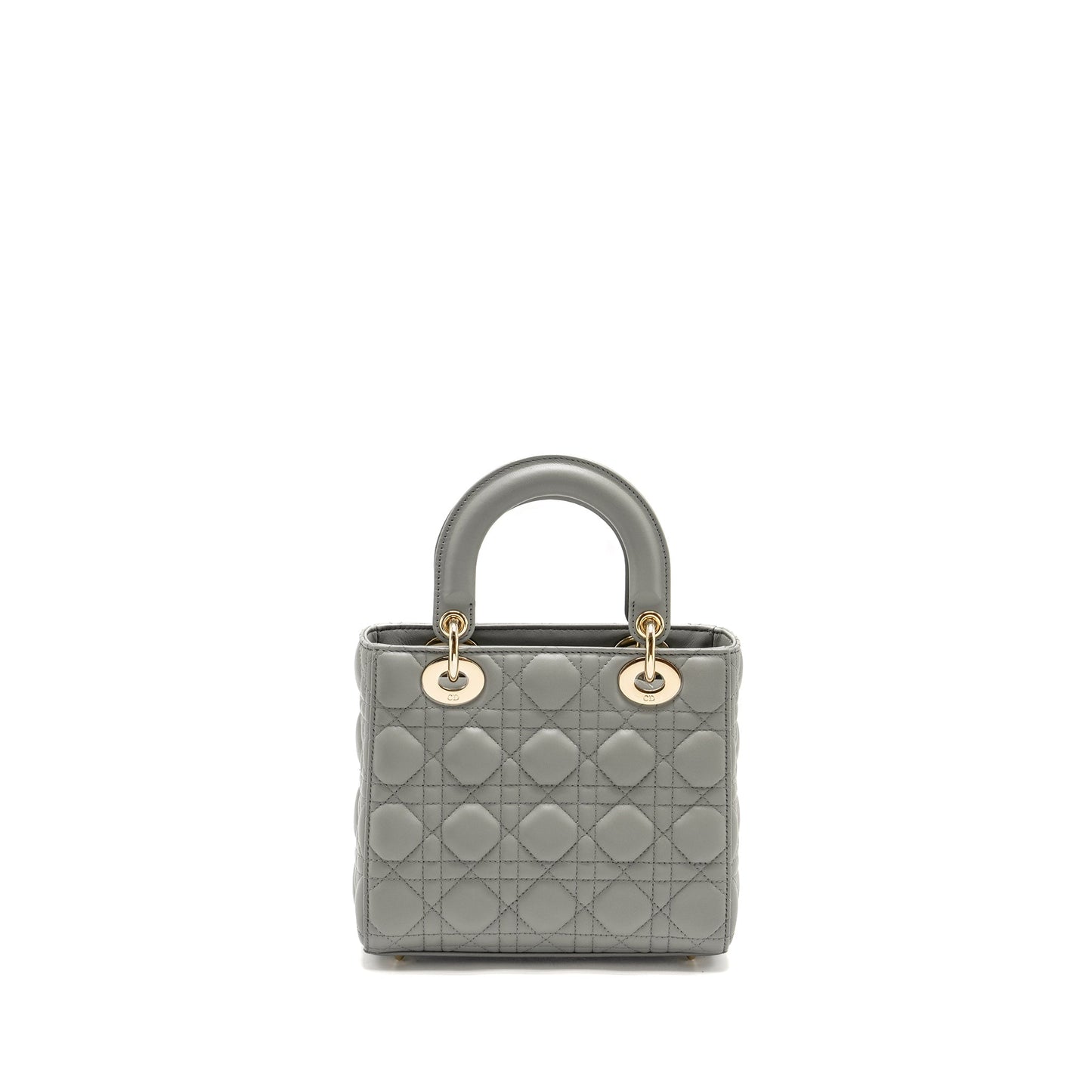 Dior My Small Lady Dior Lambskin Light Grey