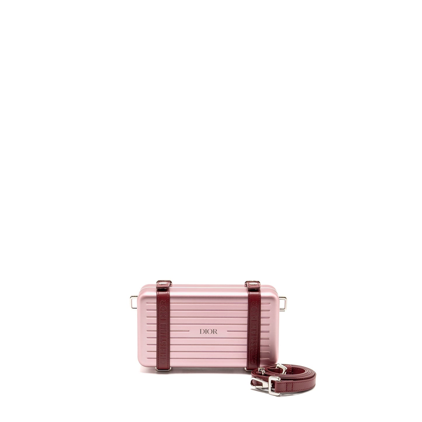 Dior Dior x Rimowa Mini Purse calfskin Pink/ Red