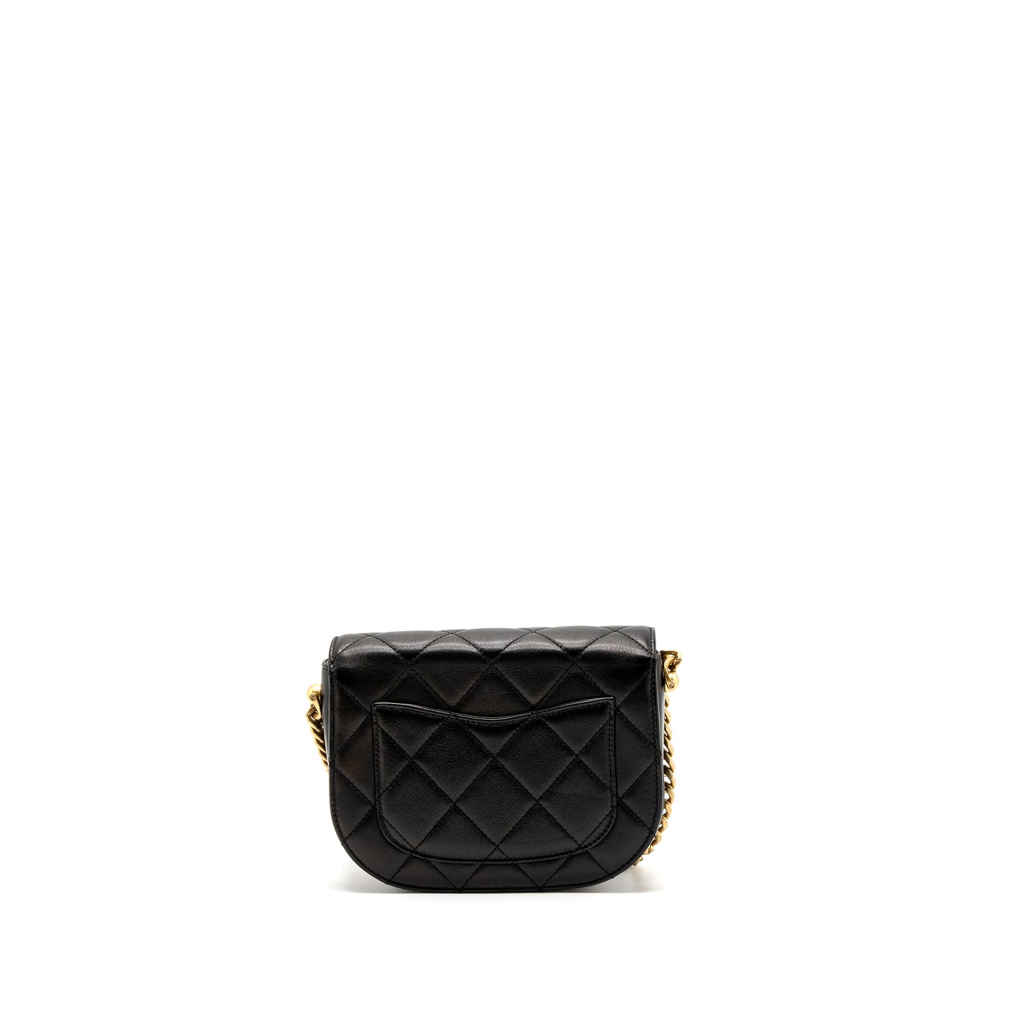 Chanel Messenger Bag Calfskin Black