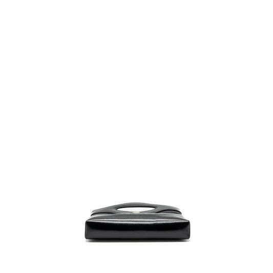 Chanel 24c Mini 31 Clutch With Chain Shiny Calfskin  Black L(Microchip)