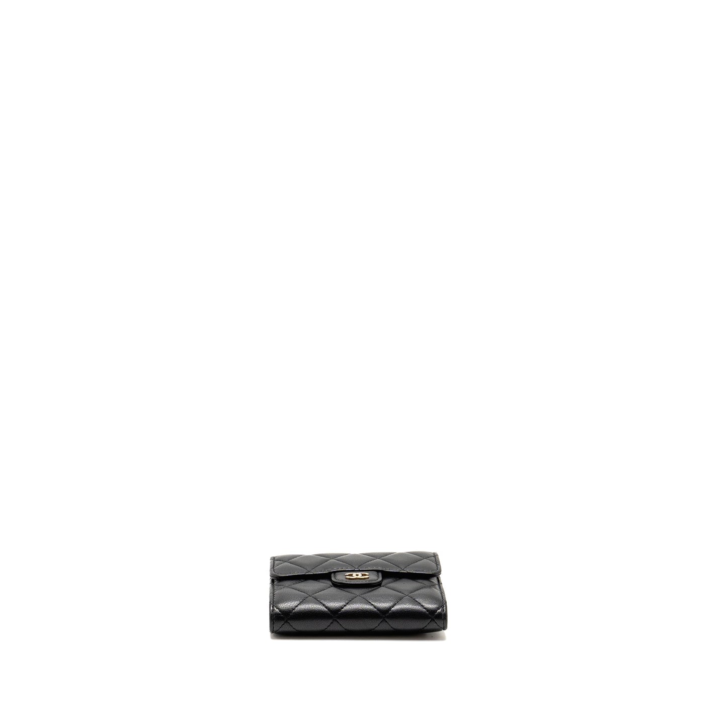 Chanel Classic Small Flap Wallet Lambskin Black L