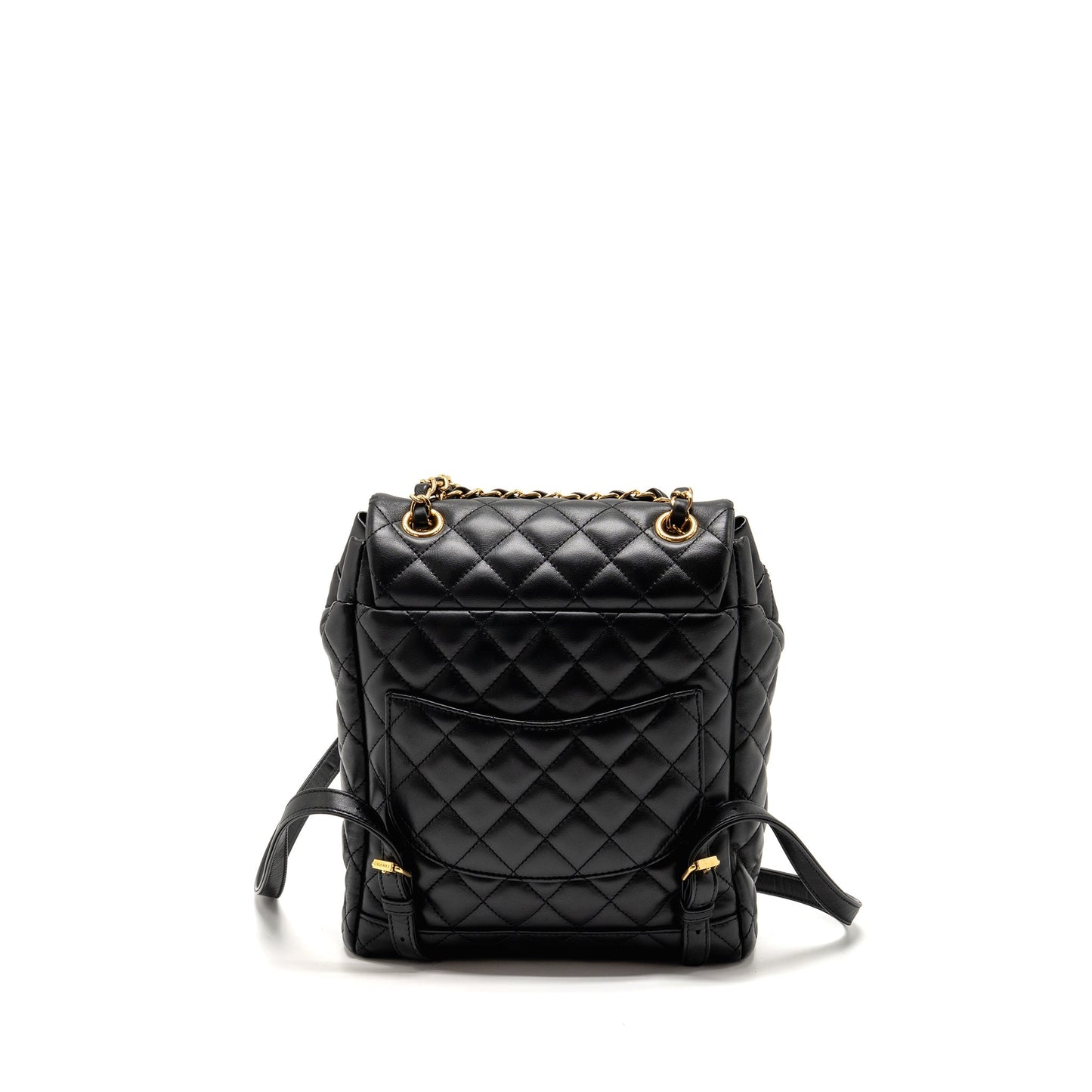 Chanel Urban Spirit Flap Backpack Lambskin Black