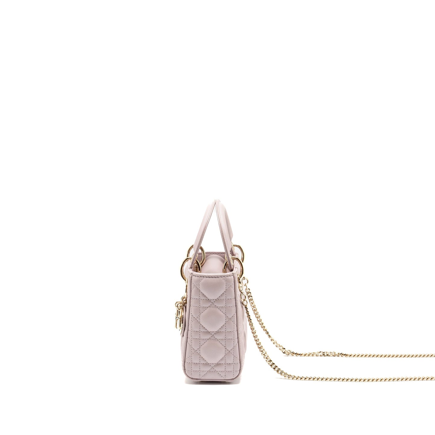 Mini Lady Dior Lambskin Light Pink