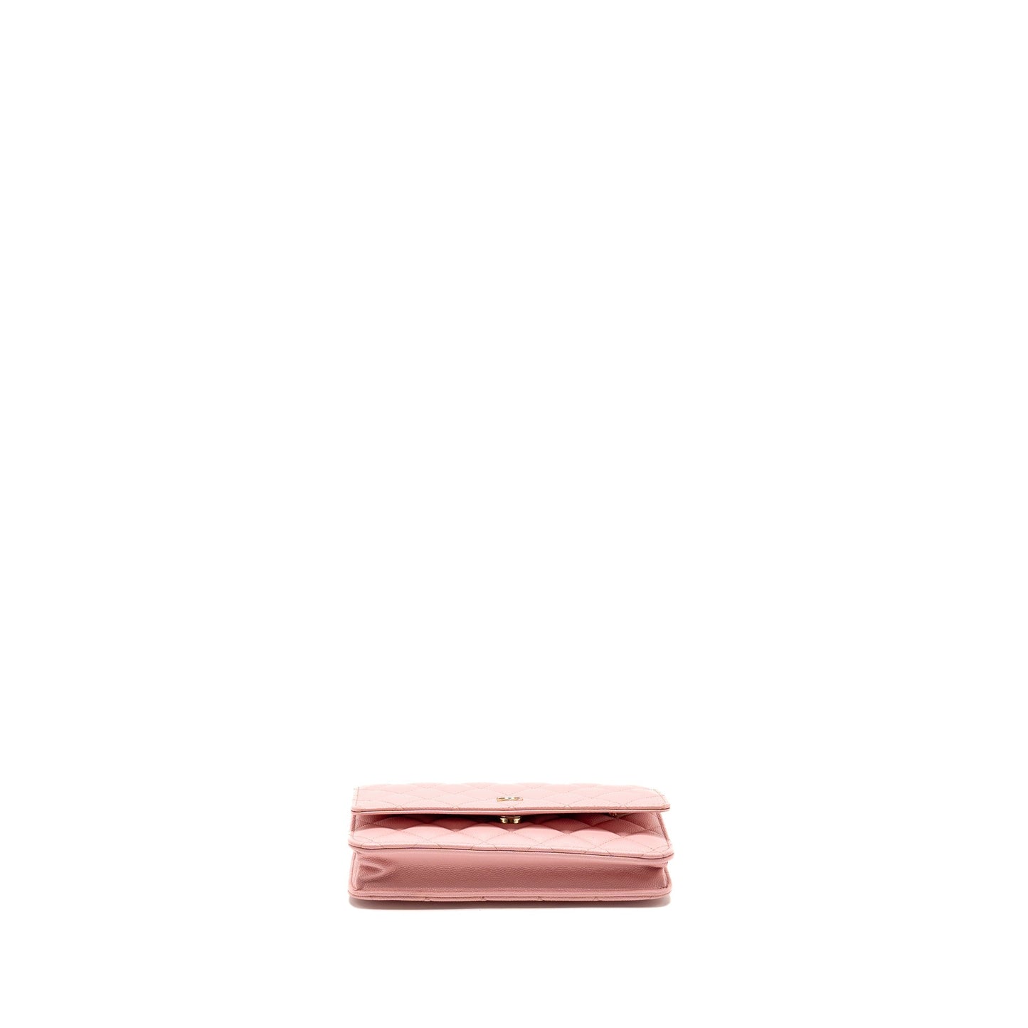 Chanel Classic Wallet on Chain Caviar Pink L (Microchip)