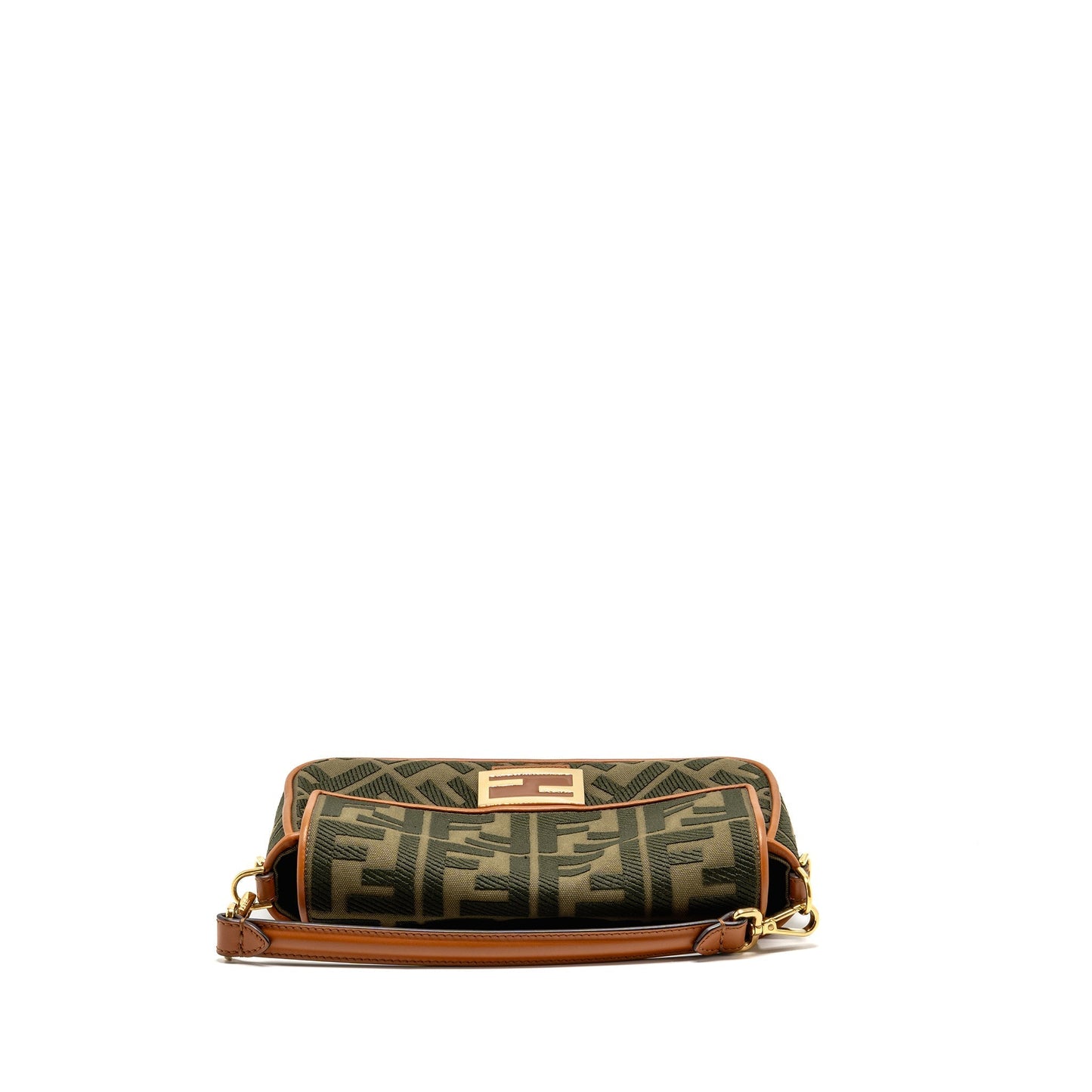 Fendi Baguette Mini Purse denim khaki green