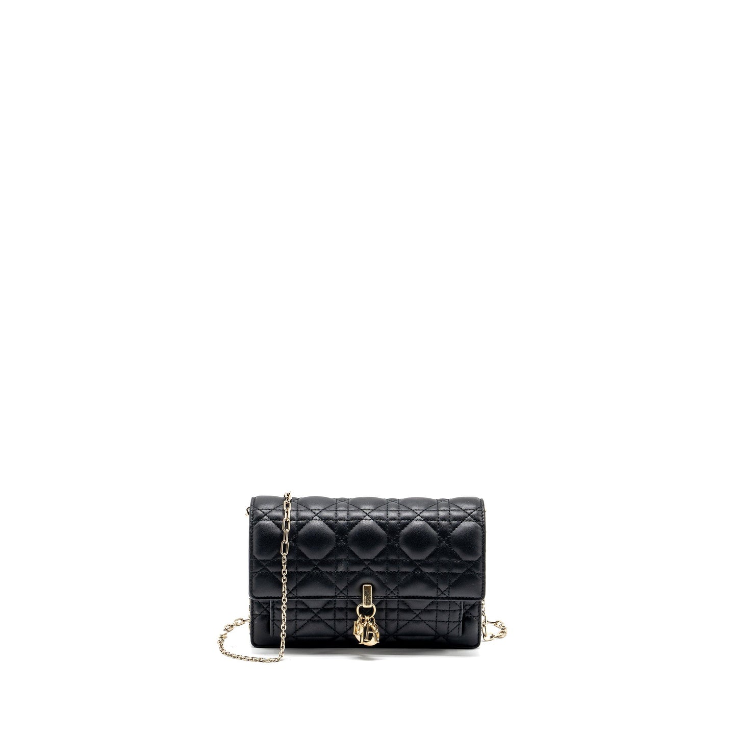 Dior My Dior Daily Chain Pouch Lambskin Black