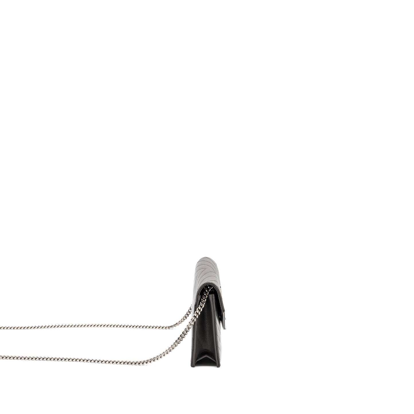 Saint Laurent/ Envelop Chain Purse Calfskin Grey