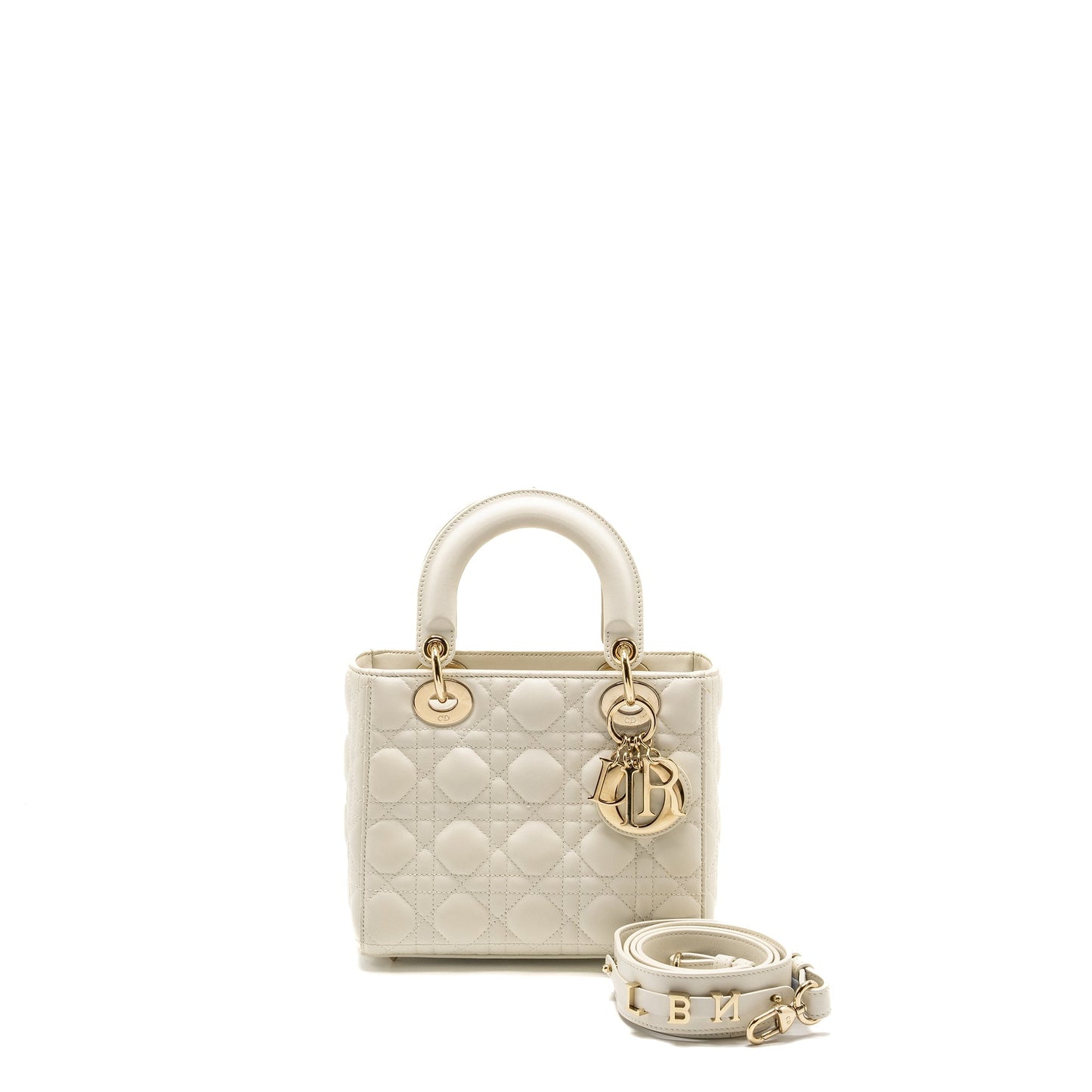 Dior Small My ABCDior Lambskin White