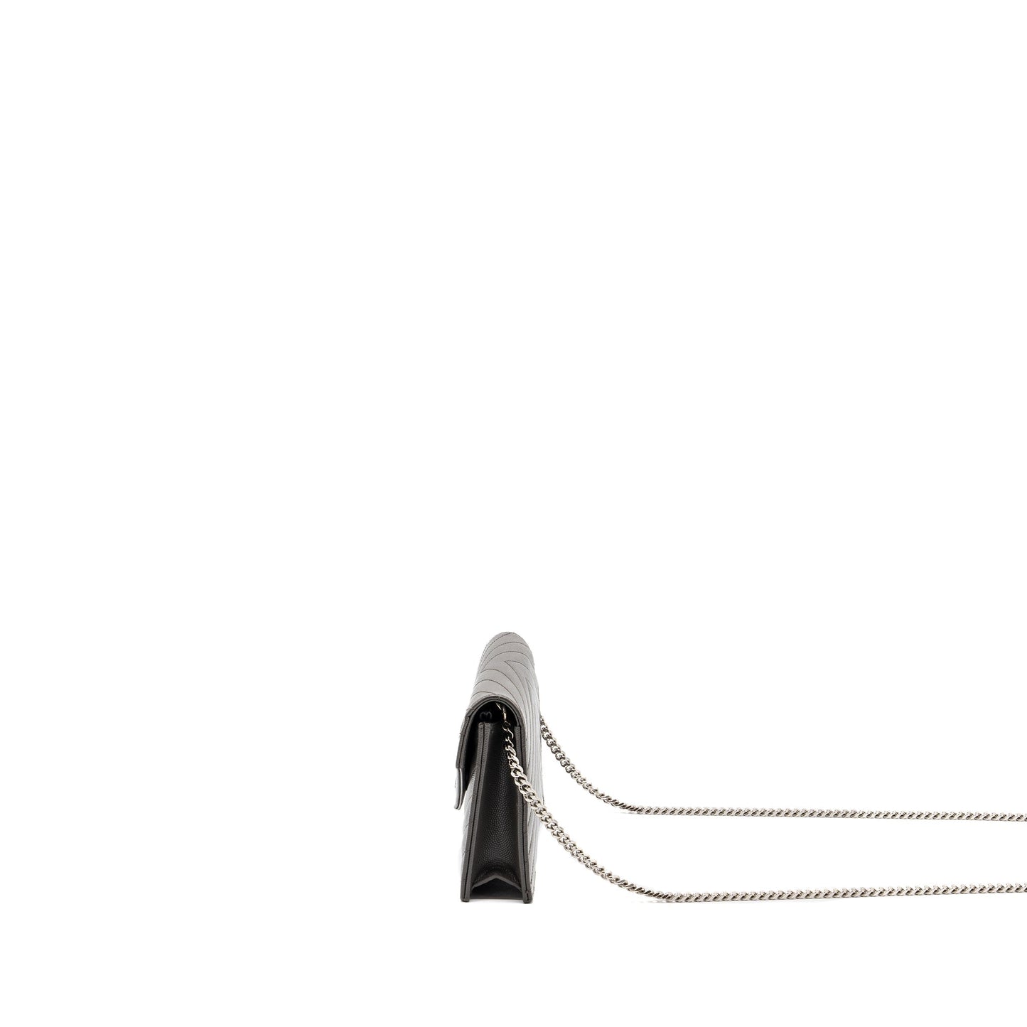 Saint Laurent/ Envelop Chain Purse Calfskin Grey