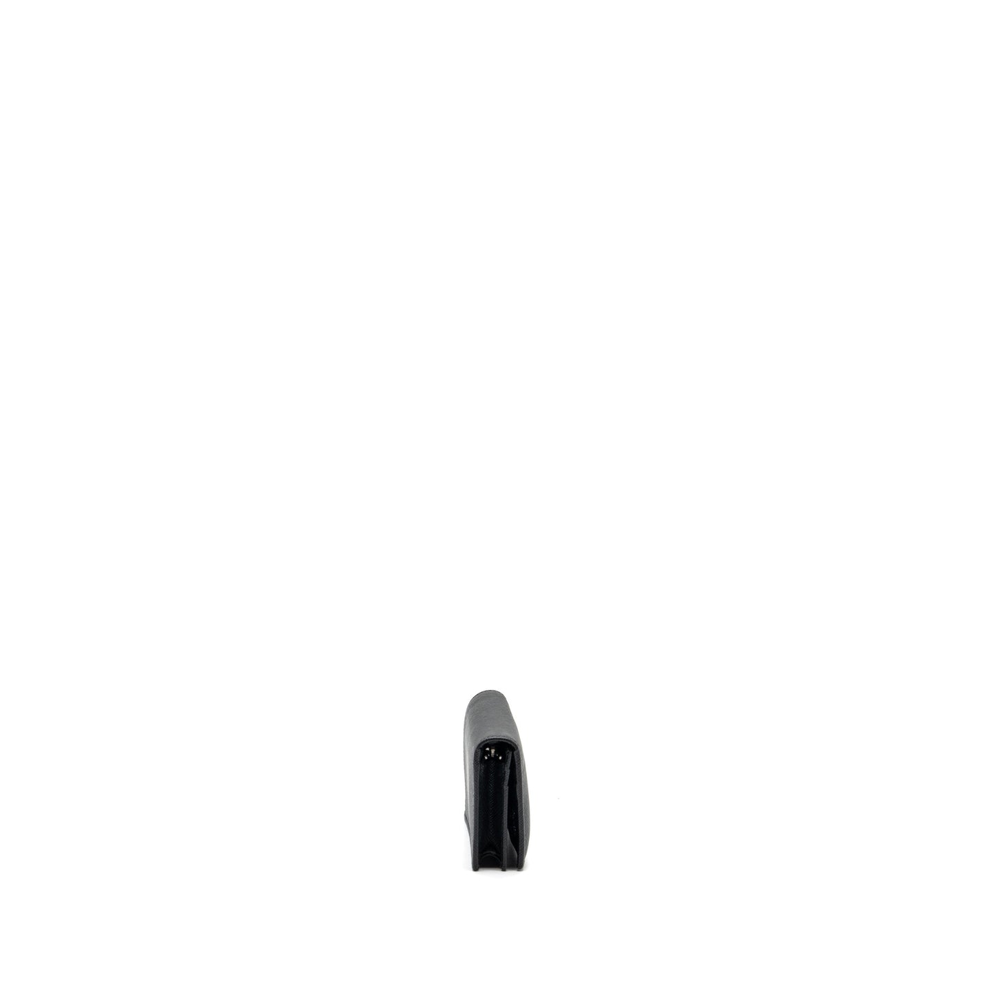 Prada saffiano wallet calfskin black