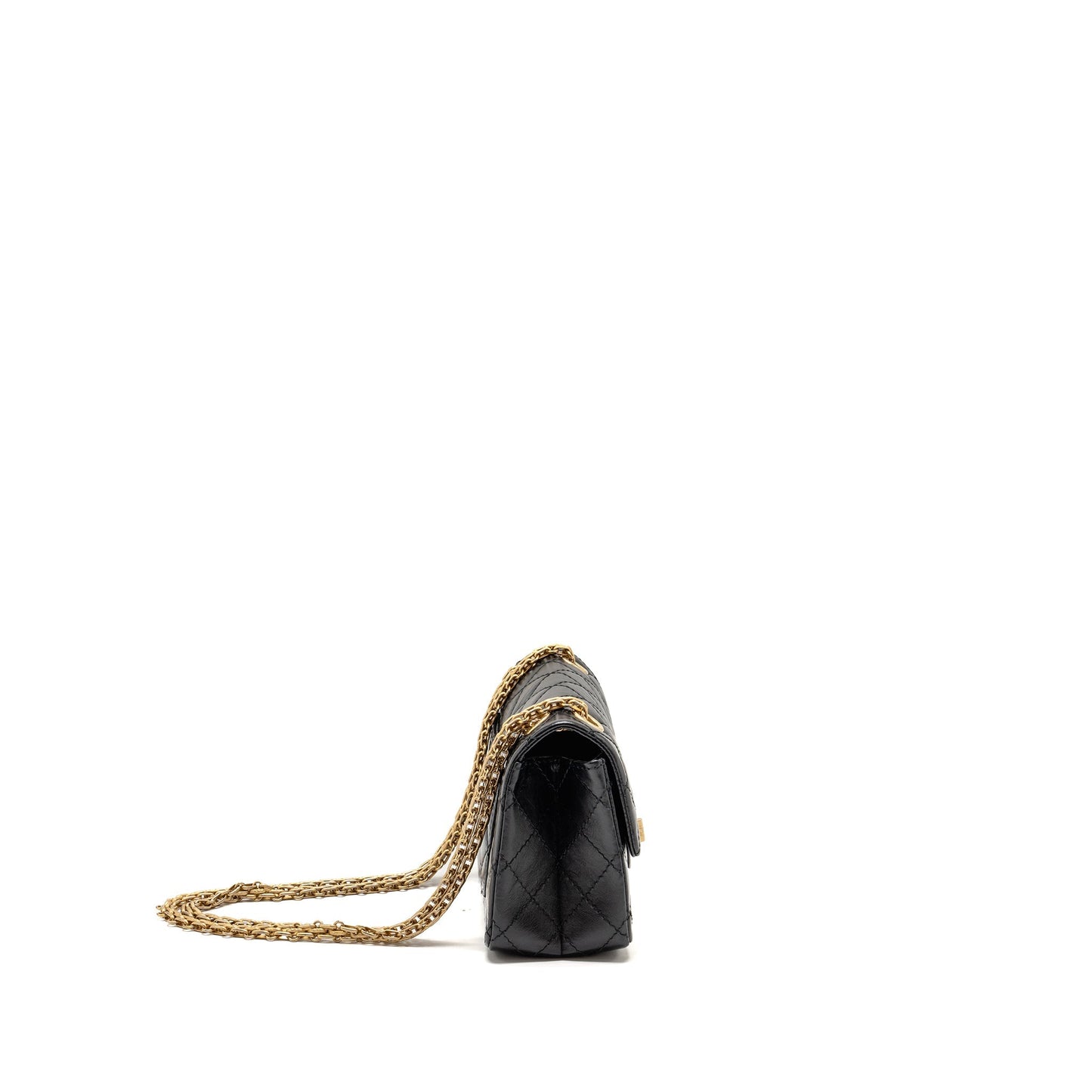 Chanel Mini 2.55 Reissue Aged Calfskin Black