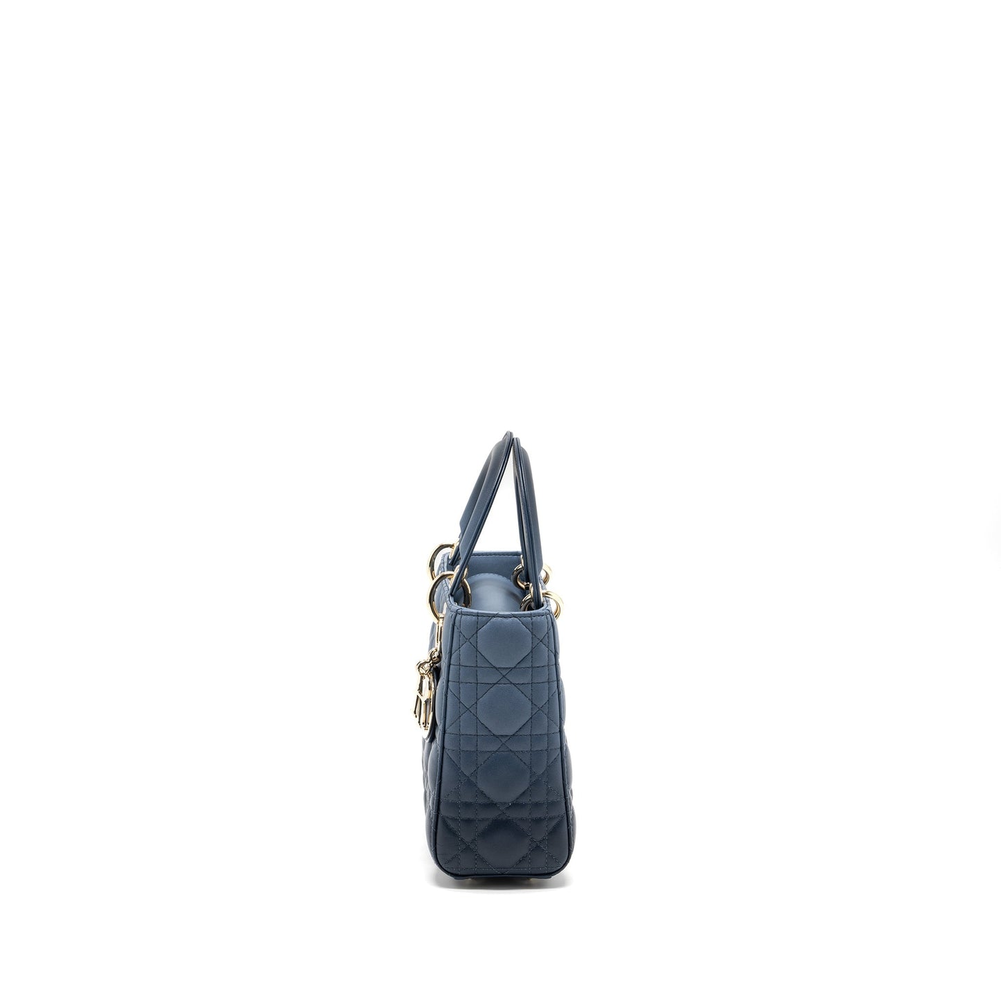 Dior My Dior Small Lady Dior Cannage Lambskin Blue Gradient