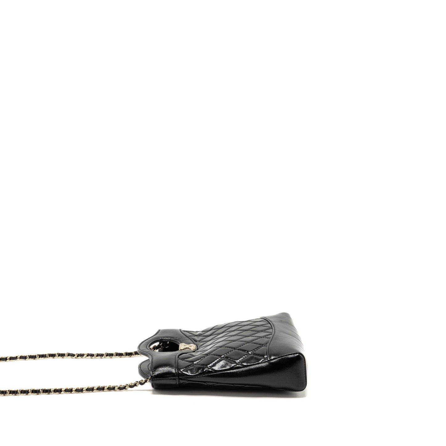 Chanel Mini 31 Bag Shiny Lambskin Black L (microchip)