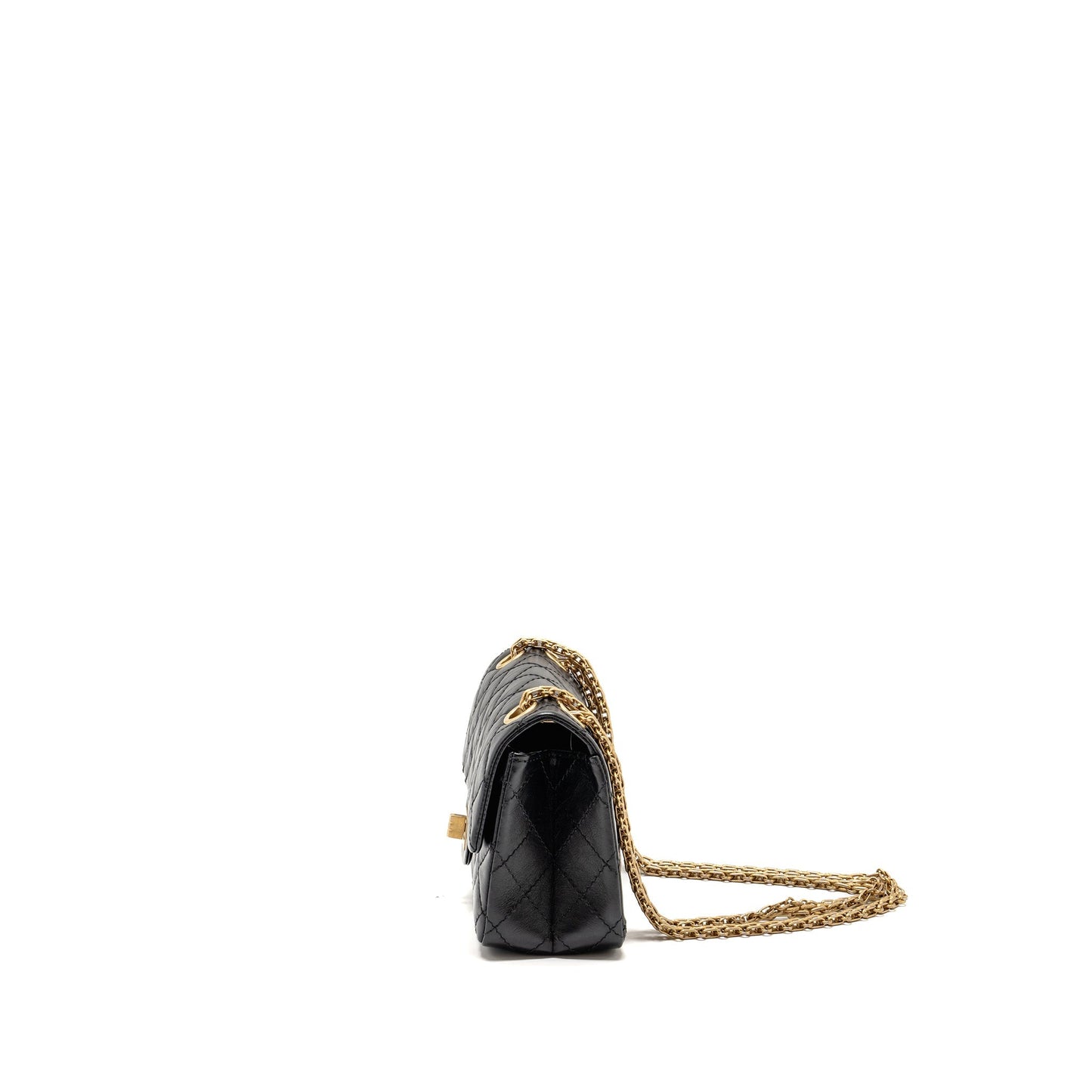 Chanel Mini 2.55 Reissue Aged Calfskin Black