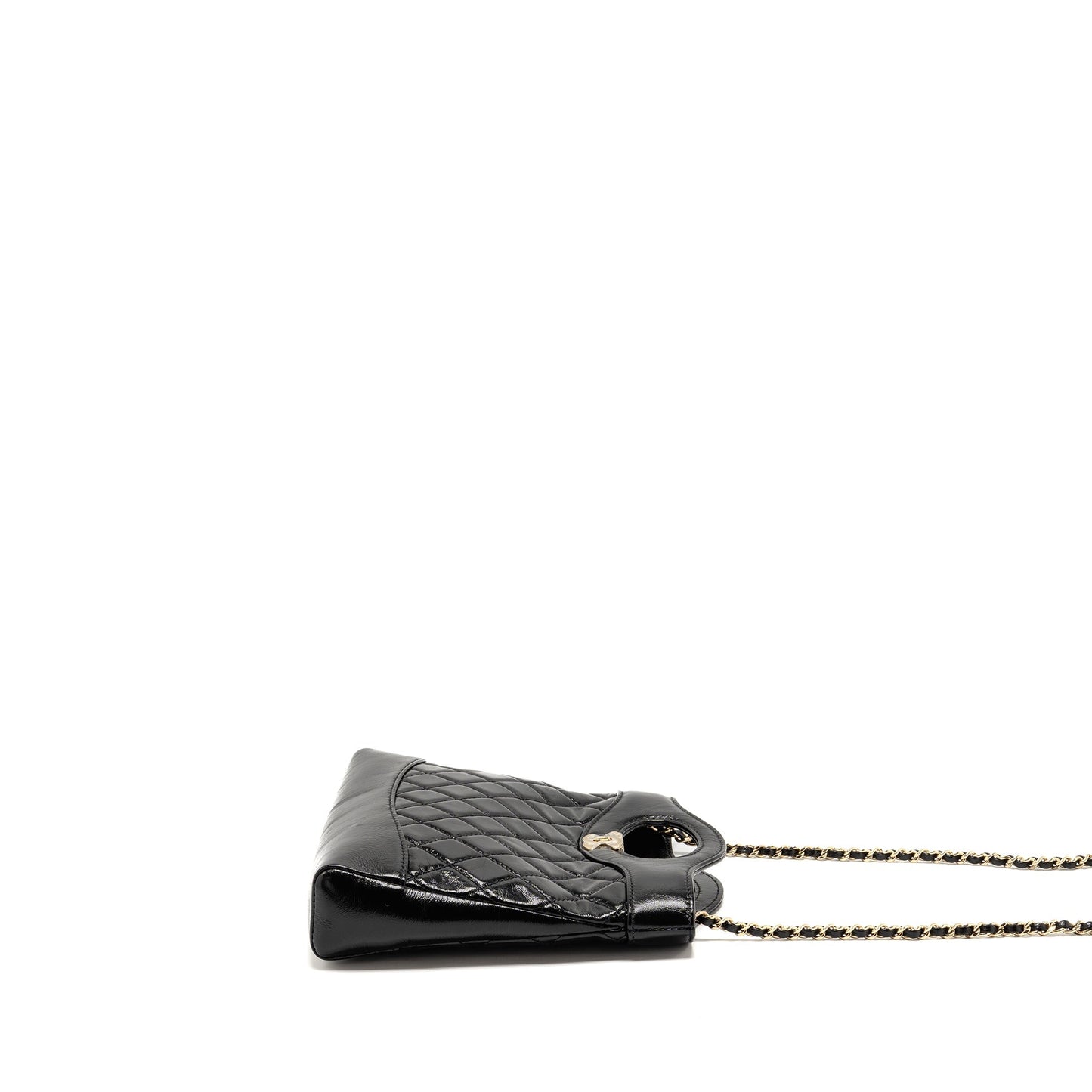 Chanel Mini 31 Bag Shiny Lambskin Black L (microchip)