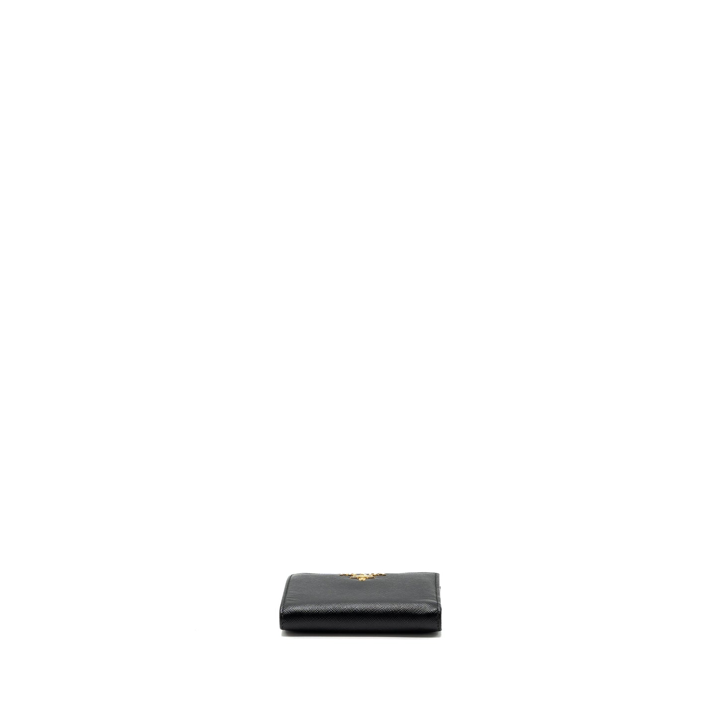 Prada Small Saffiano Leather Wallet Black