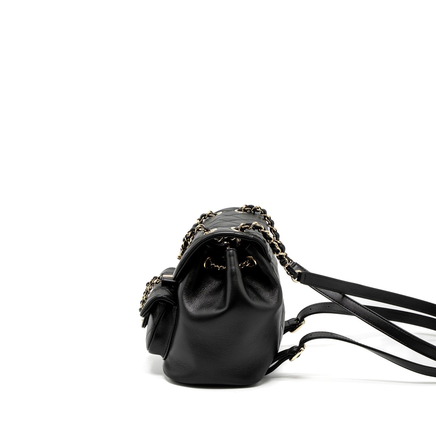 Chanel 23C Duma Mini Backpack Calfskin Black L (Microchip)