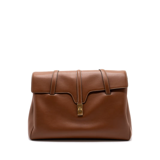 Celine Large Soft 16 Purse Smooth Calfskin Tan